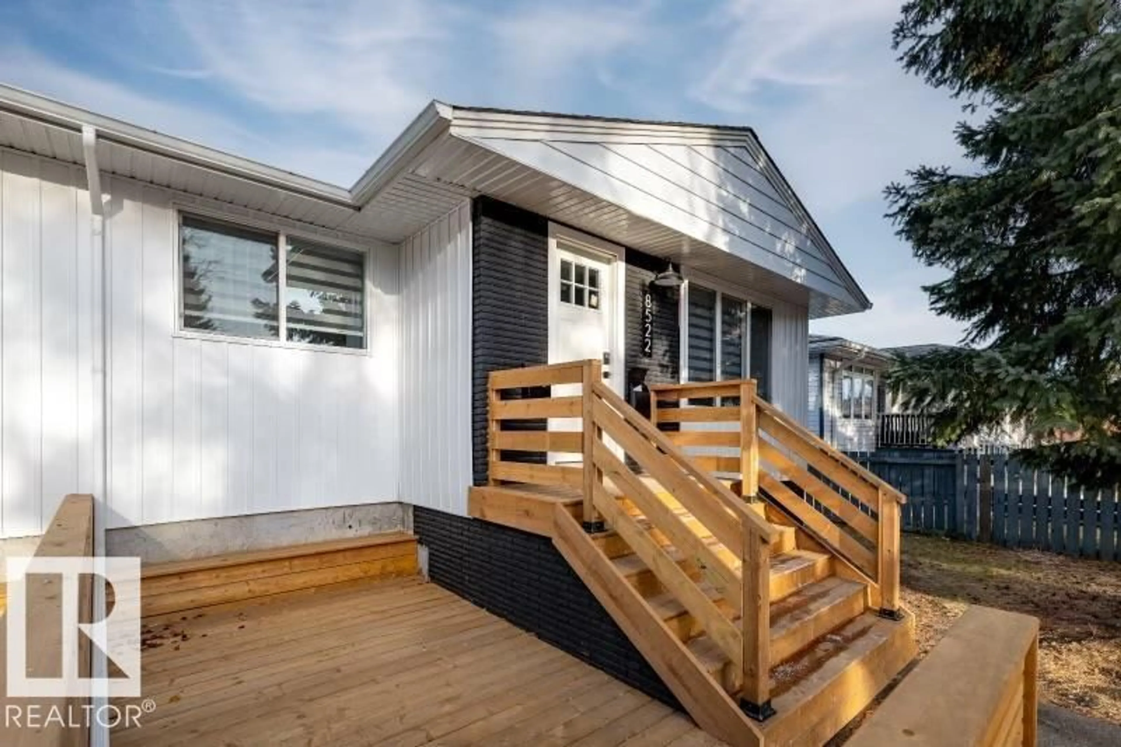 Home with vinyl exterior material, unknown for 8522/8524 84 AV, Edmonton Alberta T6C1C9