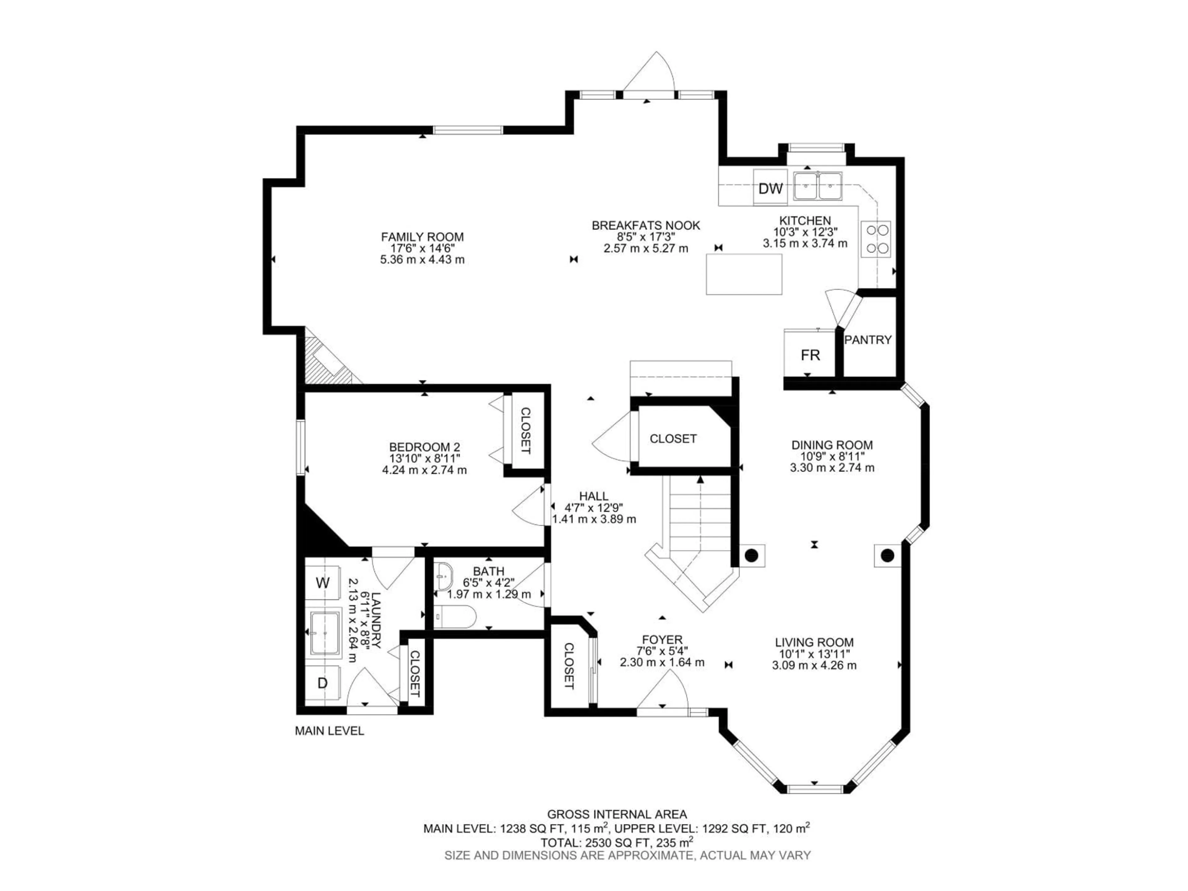 Floor plan for 6026 164A AV, Edmonton Alberta T5Y0A7