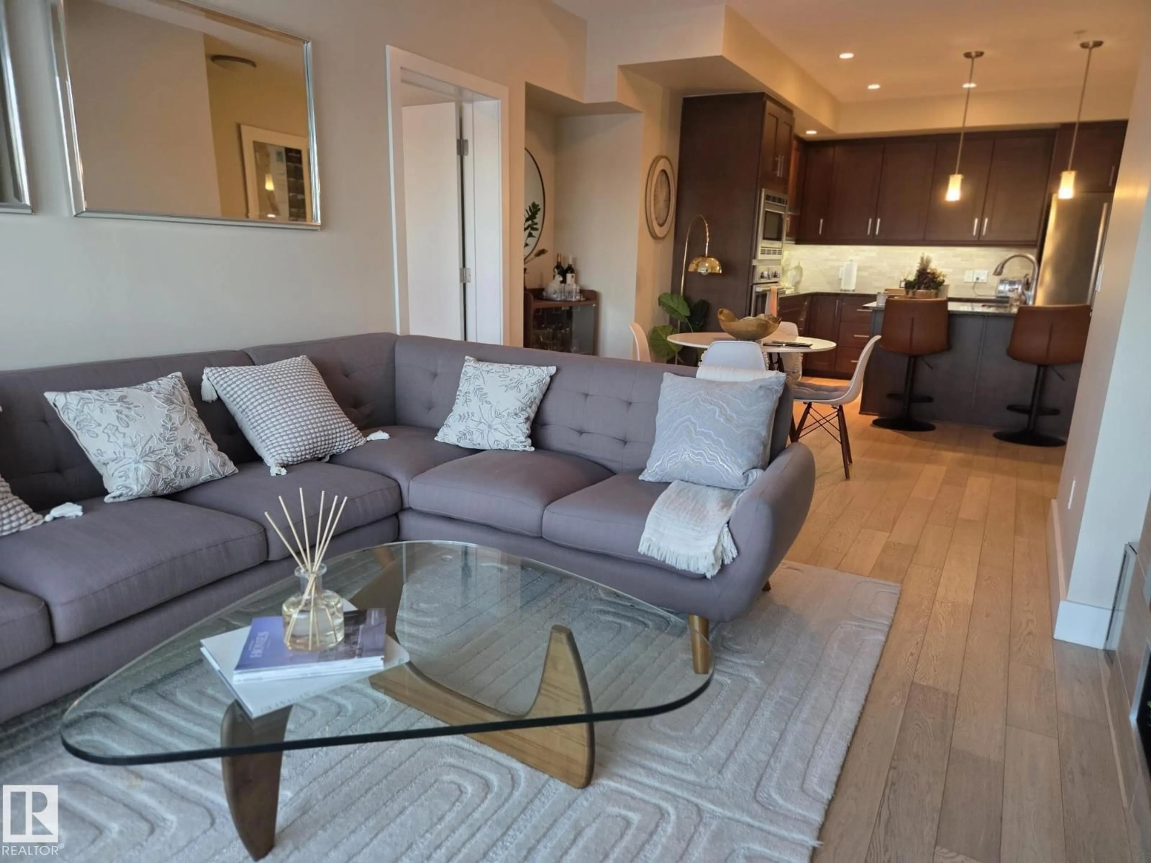 Living room with furniture, unknown for 200 - 718 BELLEROSE DR, St. Albert Alberta T8N7P7