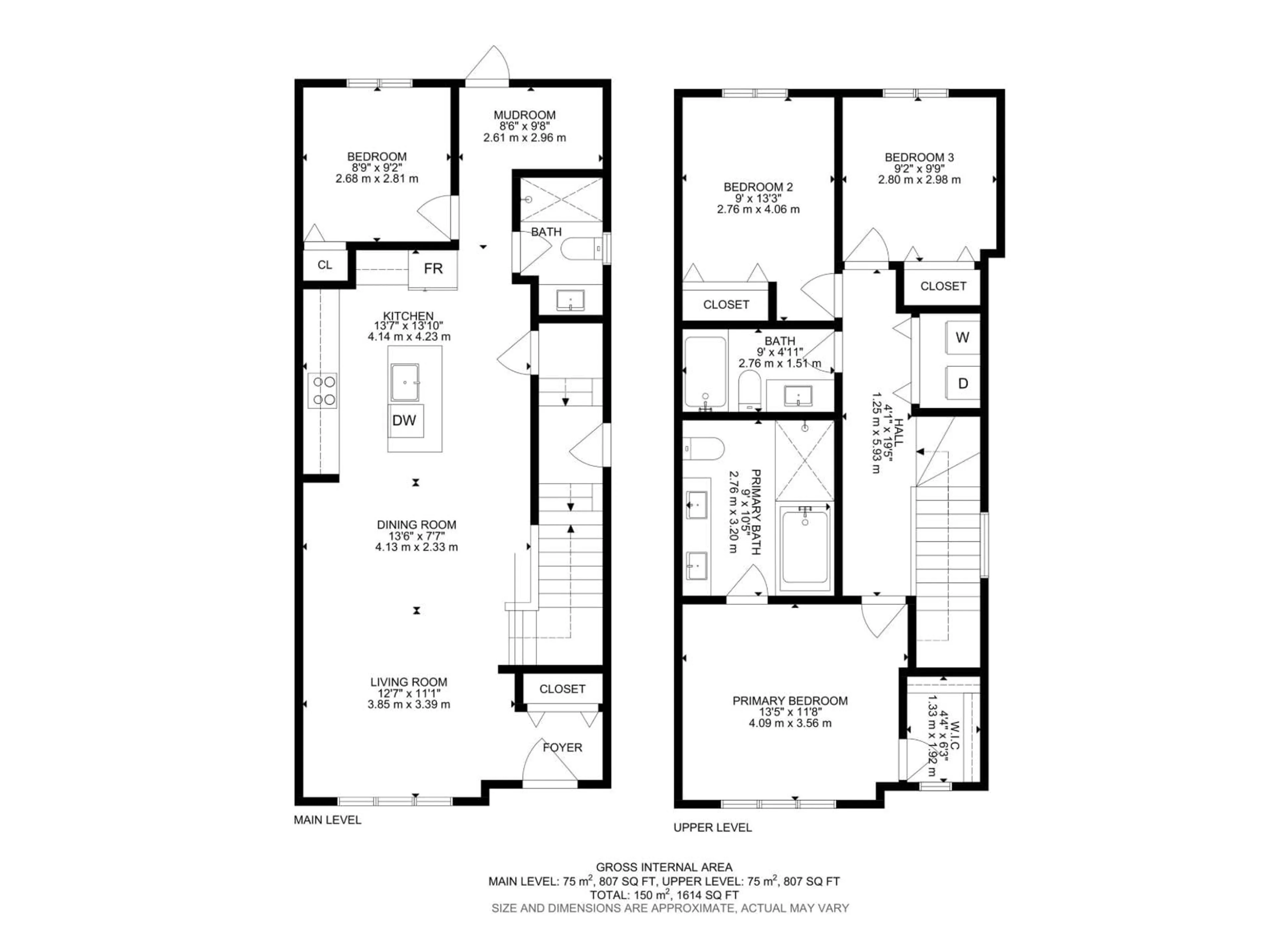 Floor plan for NW - 12307 91 ST, Edmonton Alberta T5B4C6