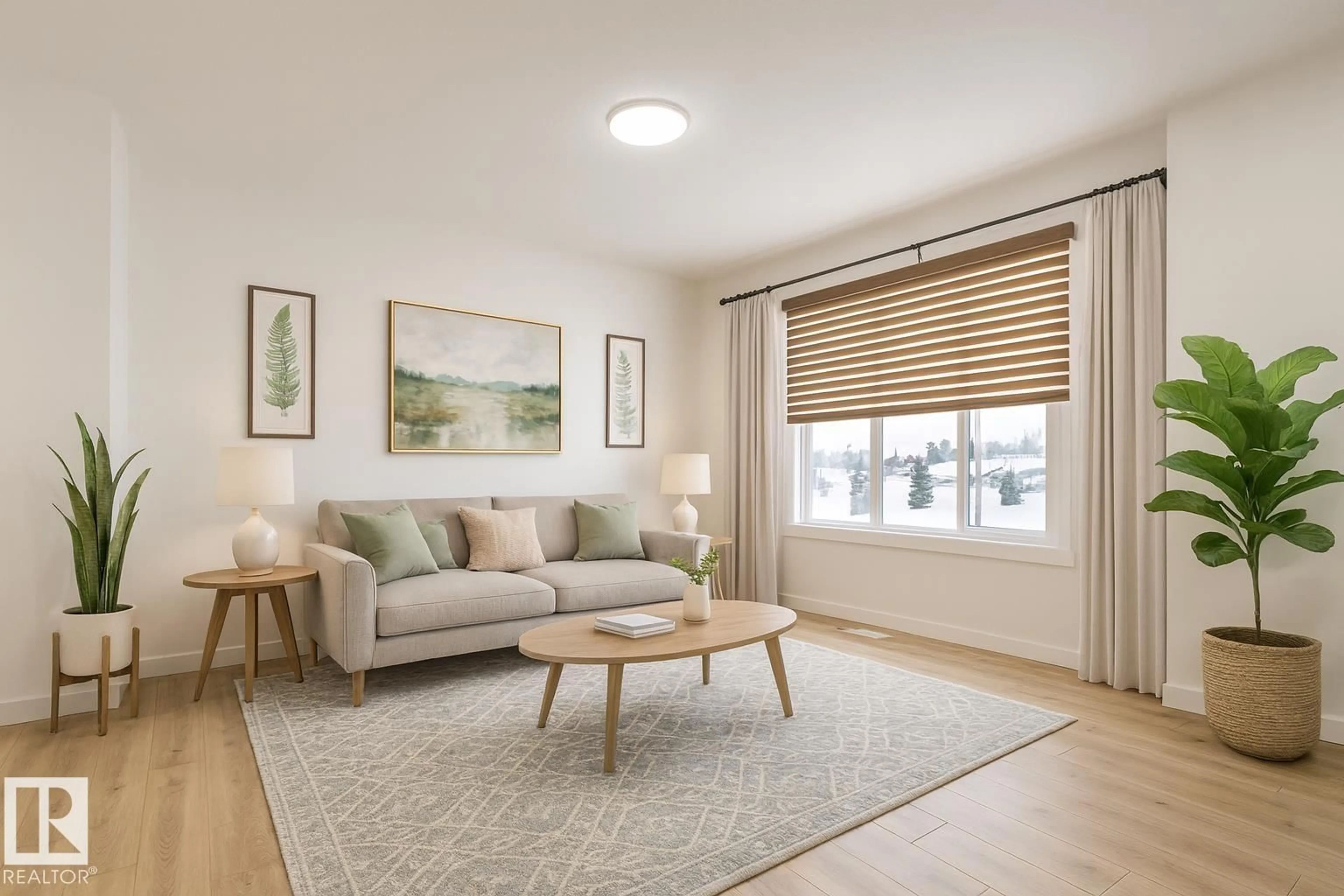 Living room with furniture, unknown for NW - 17720 69A ST, Edmonton Alberta T5Z0W6