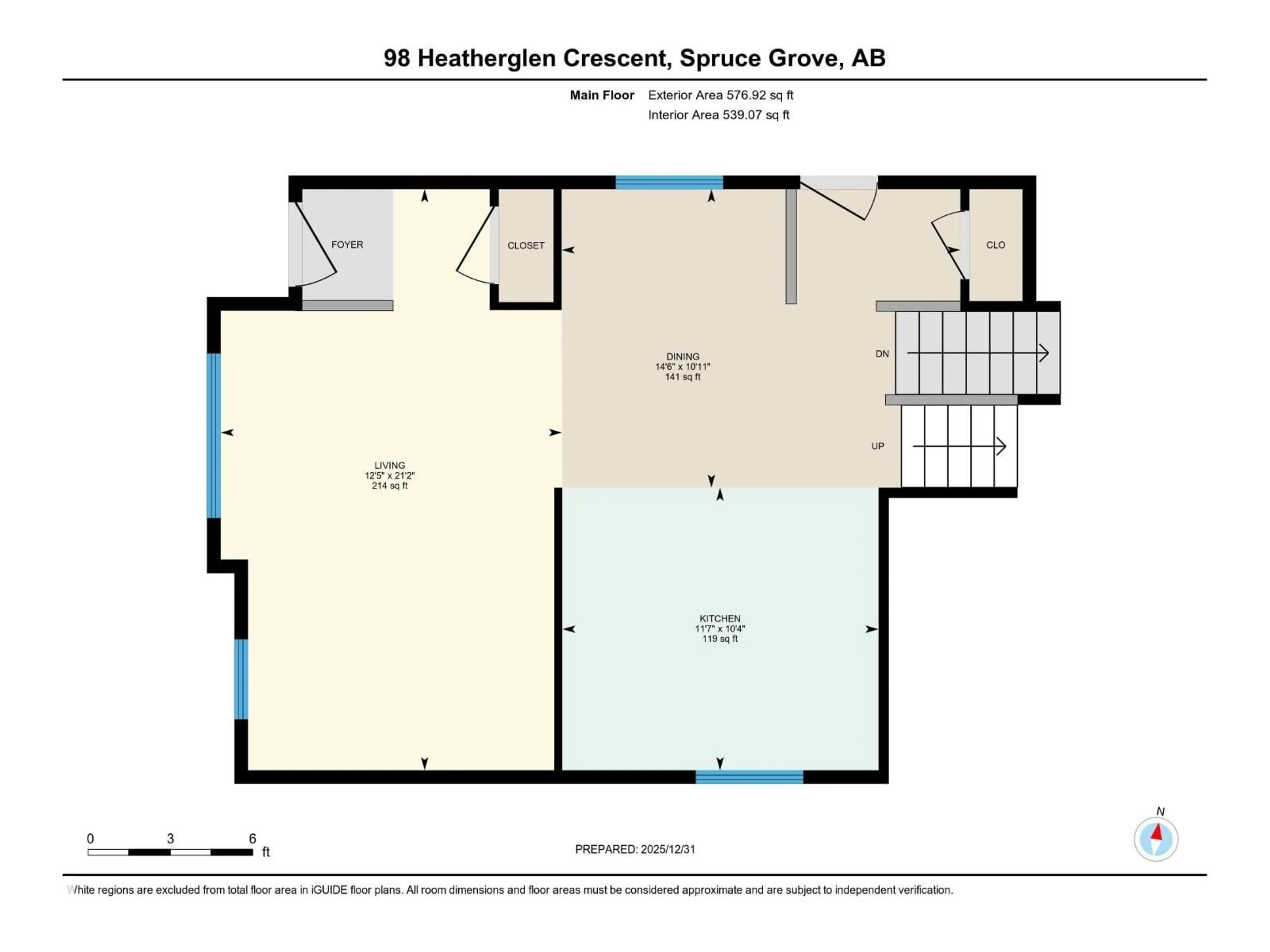 Floor plan for 98 HEATHERGLEN CR, Spruce Grove Alberta T7X3X5