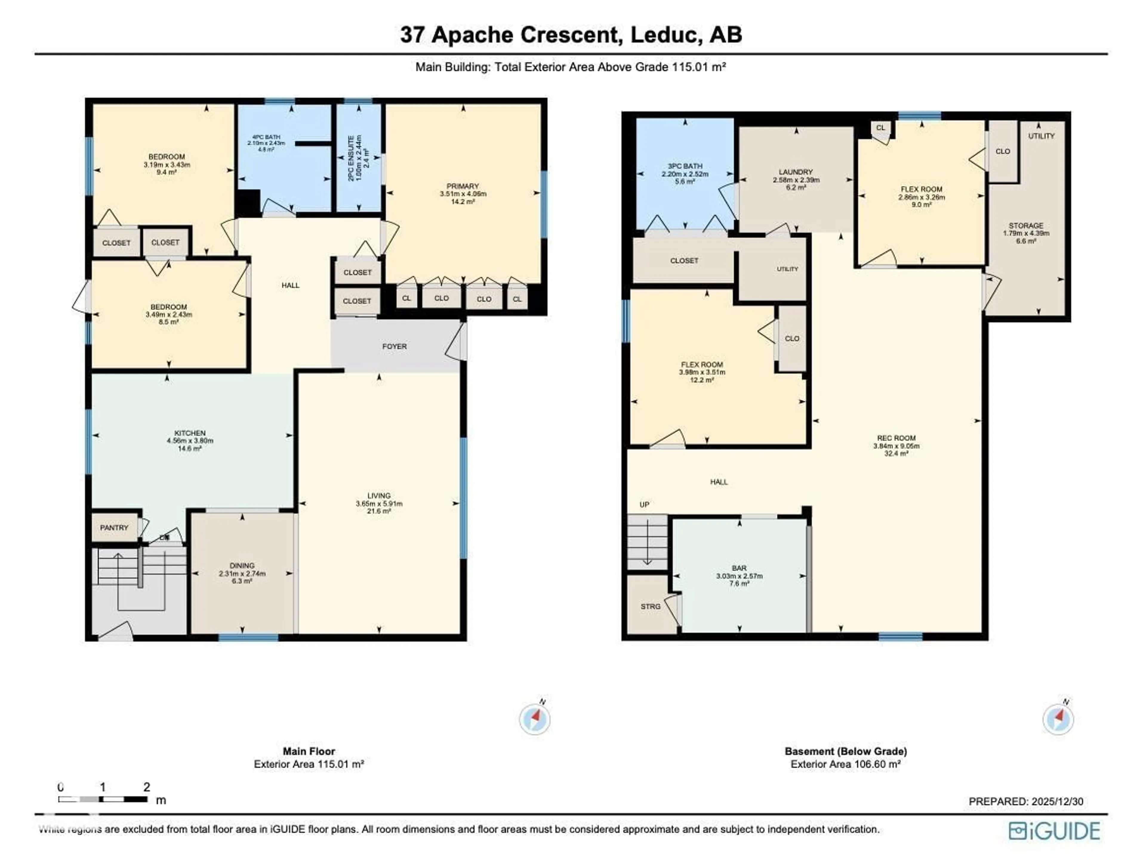 Floor plan for 37 APACHE CR, Leduc Alberta T9E4H8