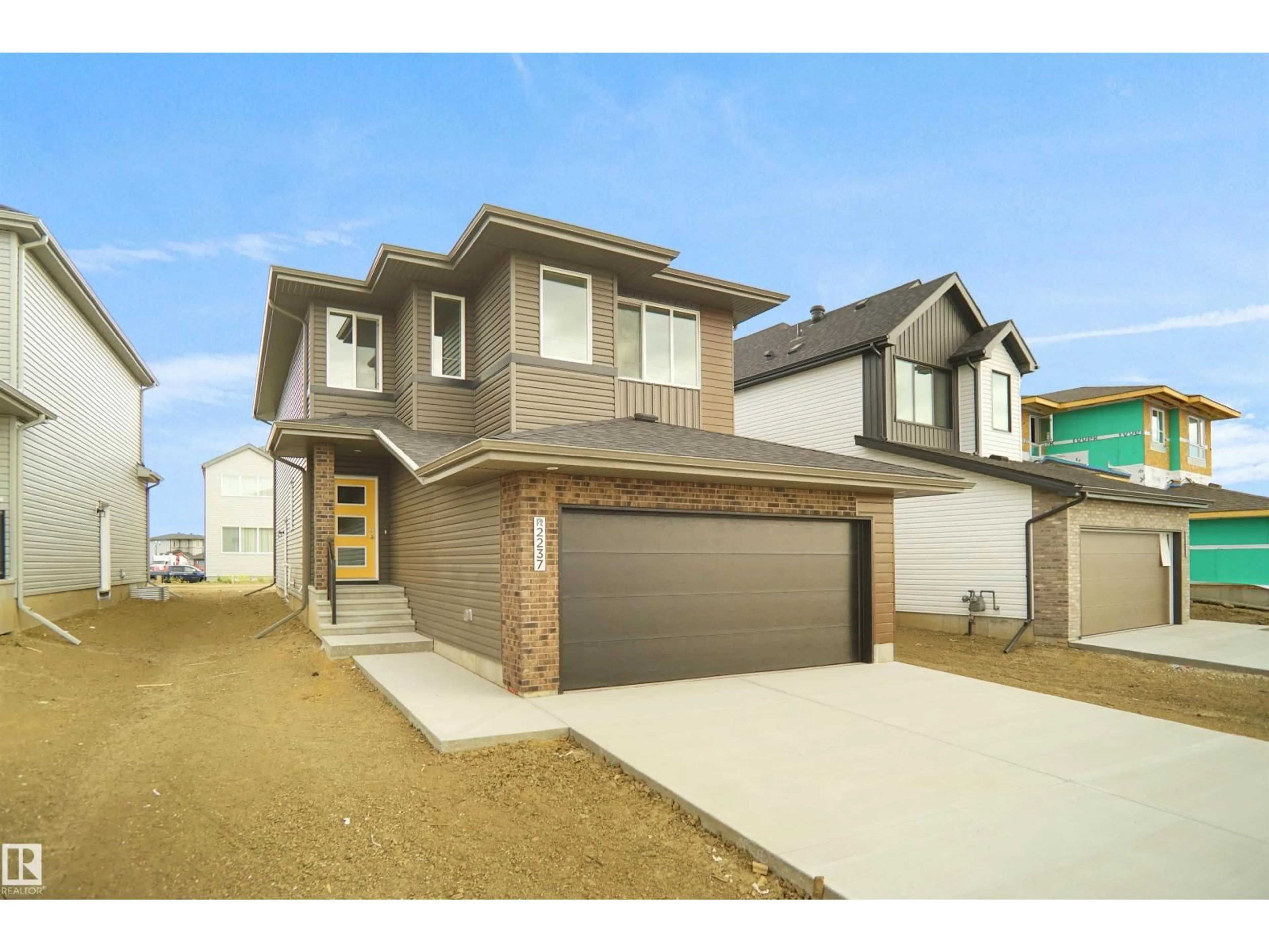 Home with brick exterior material, street for NW - 2237 194A ST, Edmonton Alberta T6M3B6
