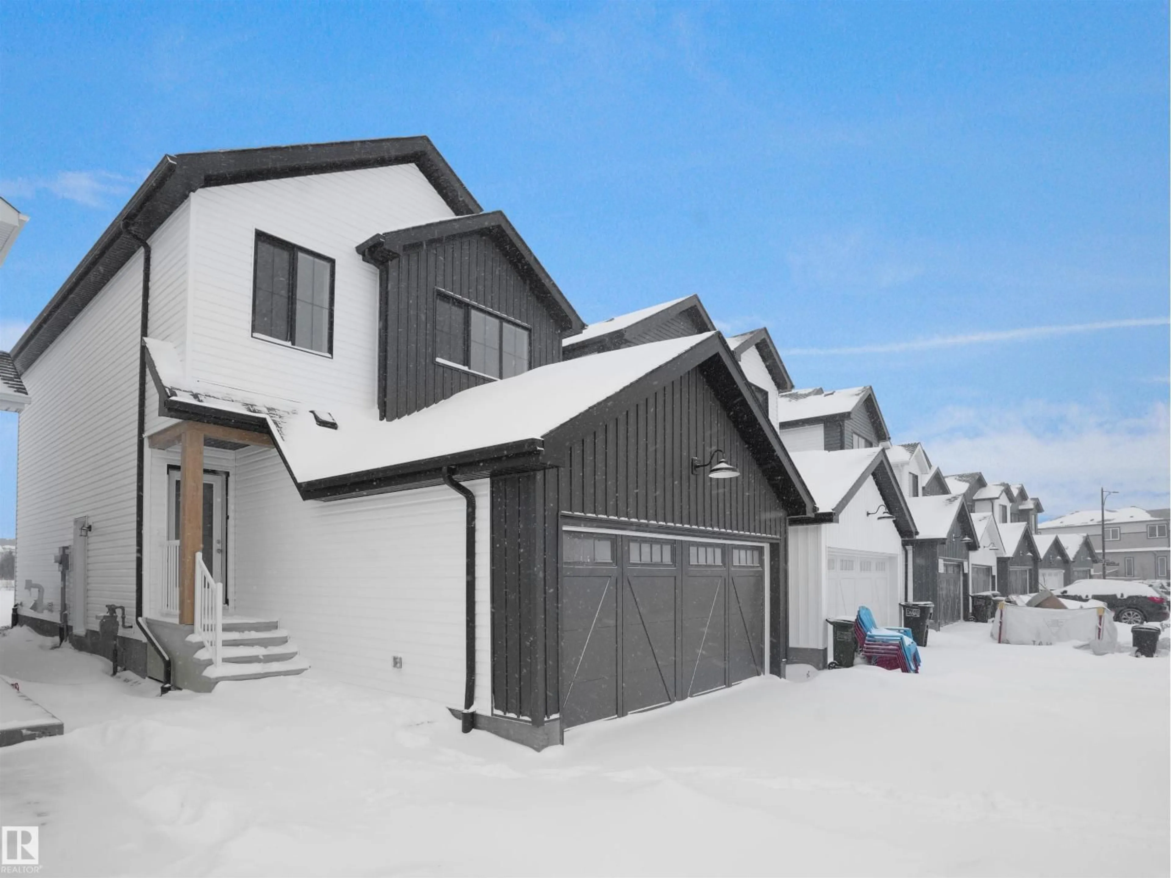 Home with vinyl exterior material, street for 9716 CARSON PL, Edmonton Alberta T6W5P9