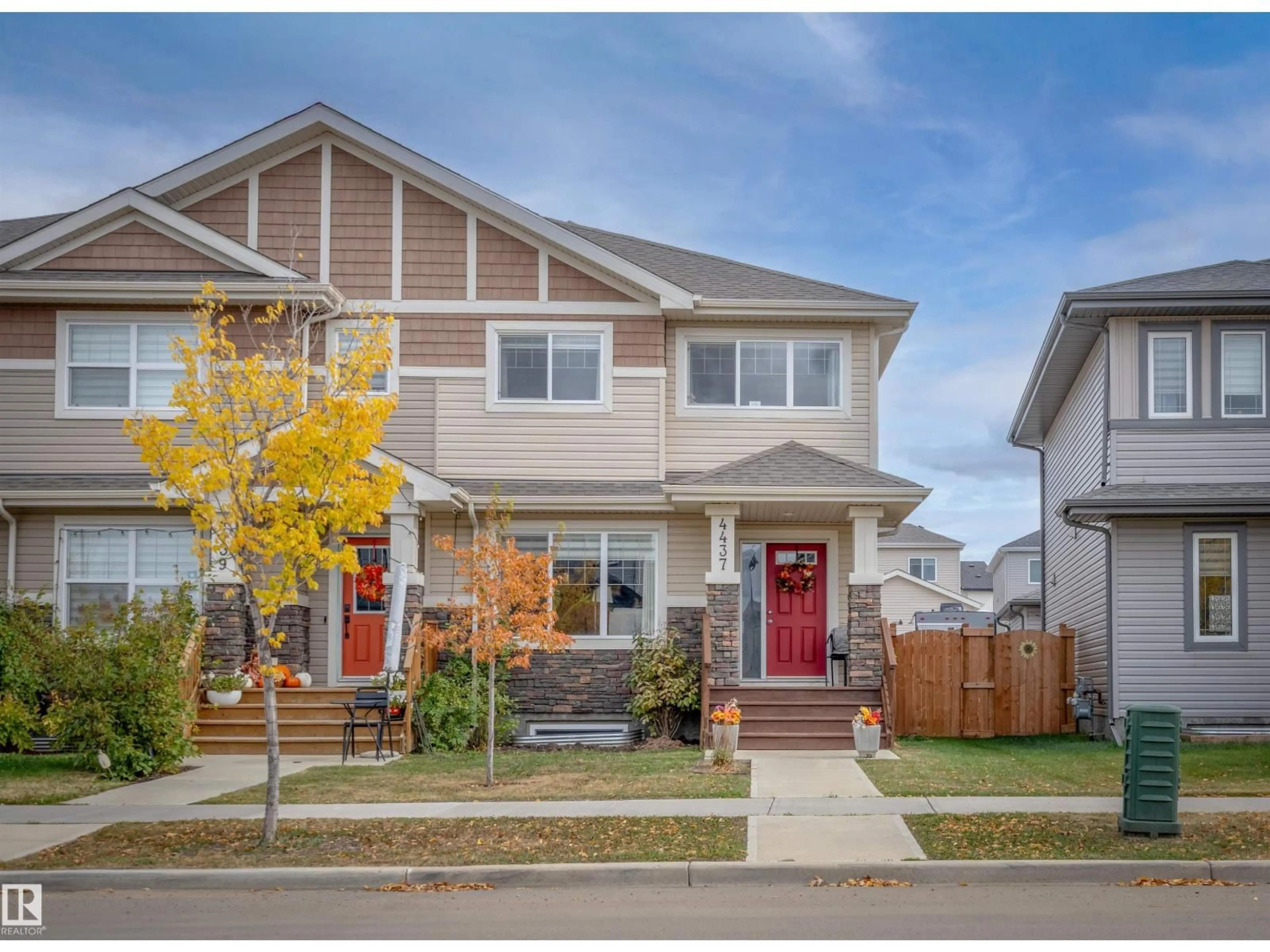 Home with vinyl exterior material, street for 4437 38 ST, Beaumont Alberta T4X2X1