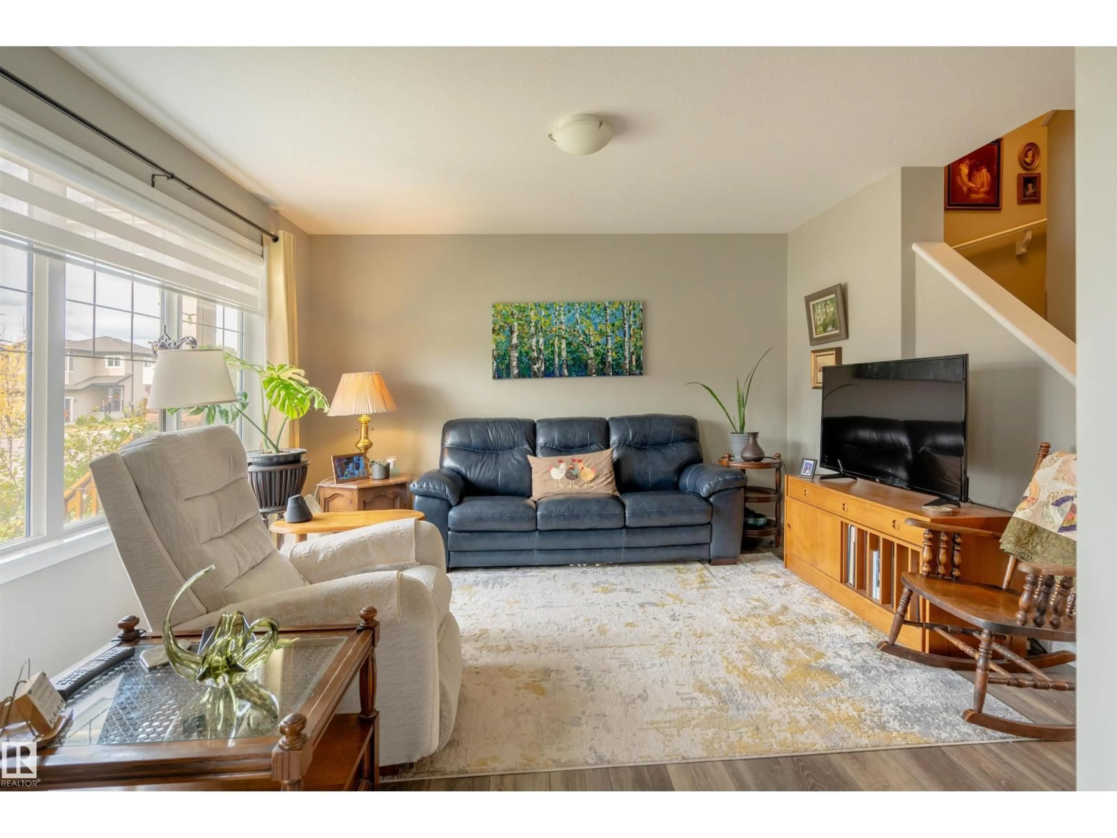 Living room with furniture, unknown for 4437 38 ST, Beaumont Alberta T4X2X1