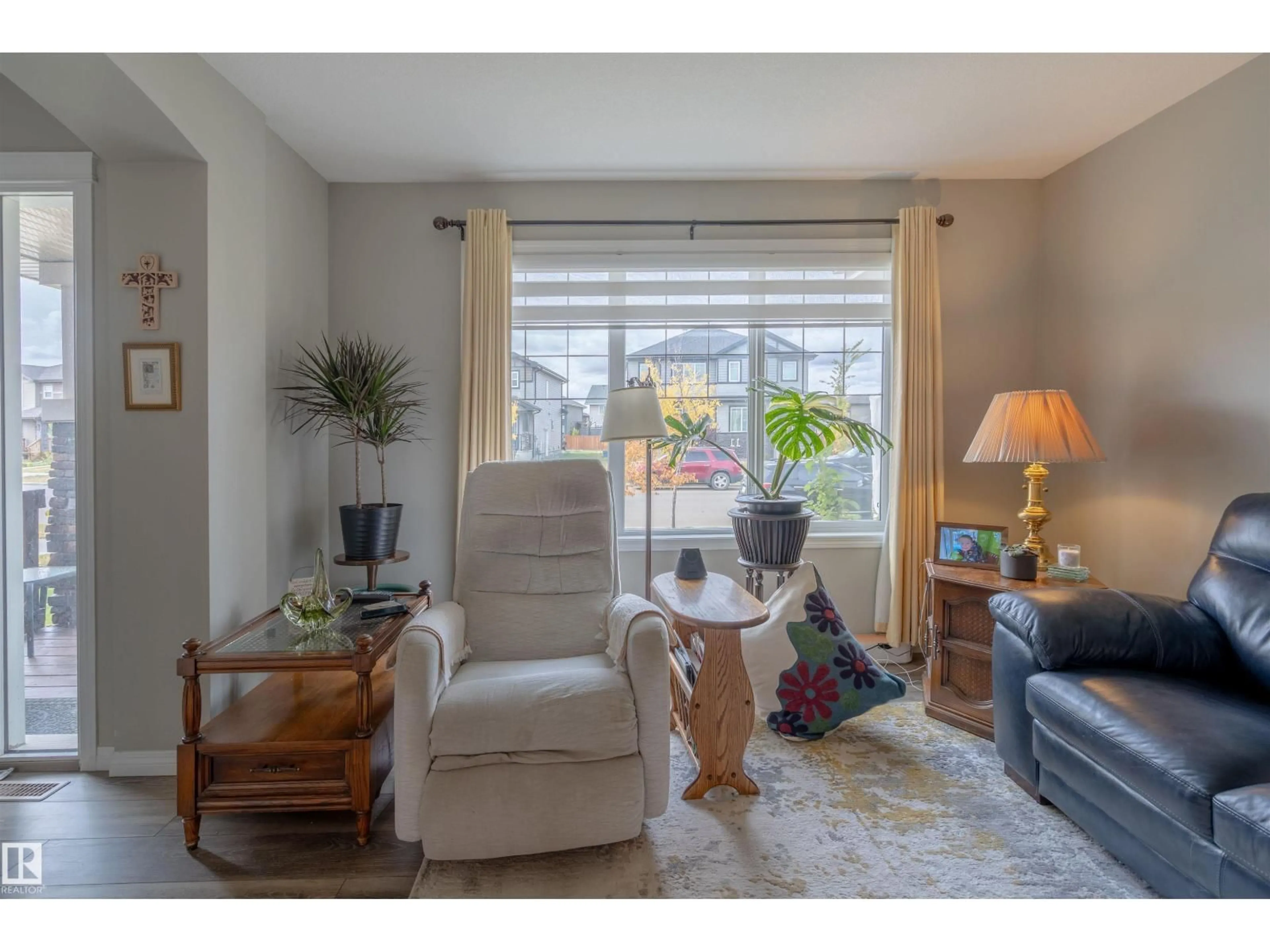 Living room with furniture, unknown for 4437 38 ST, Beaumont Alberta T4X2X1