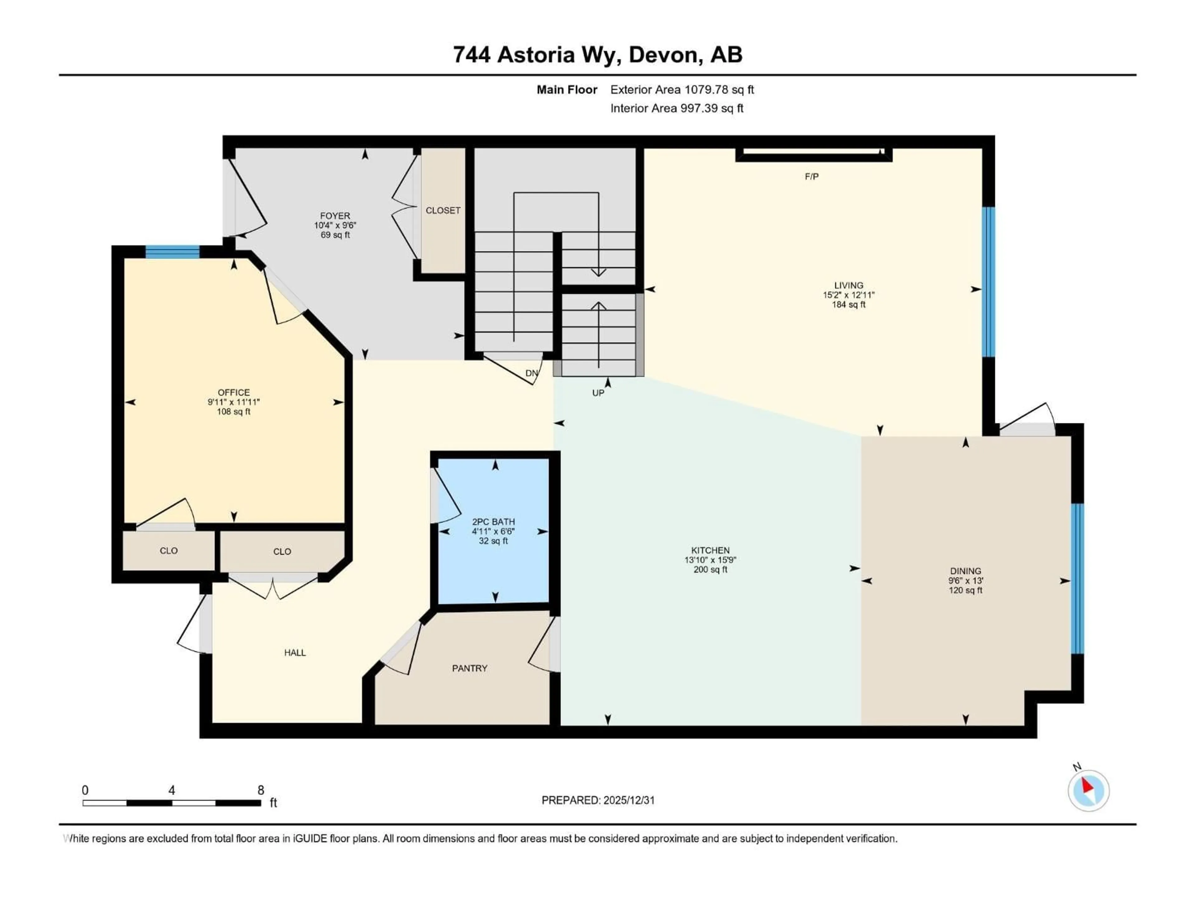 Floor plan for 744 ASTORIA WY, Devon Alberta T9G0M7