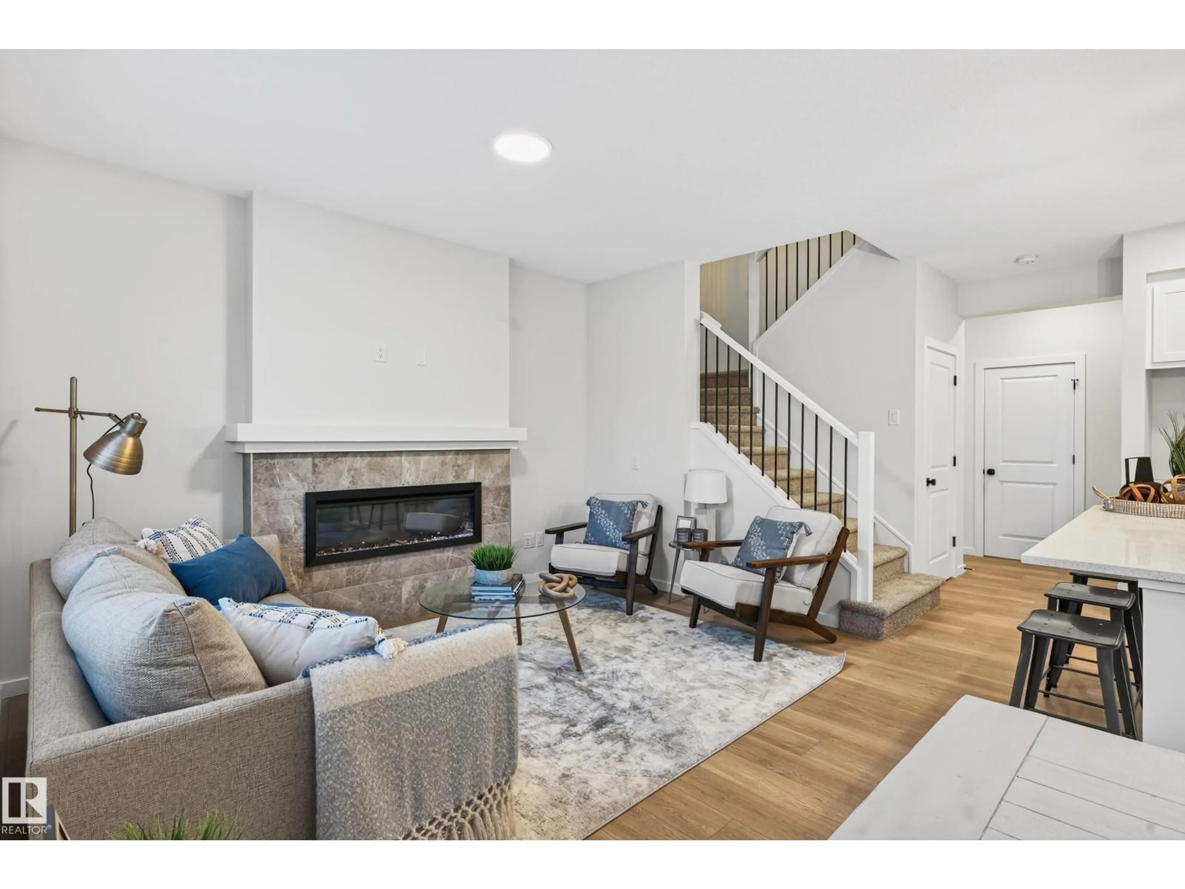 Living room with furniture, unknown for NW - 8019 228 ST, Edmonton Alberta T5T7X8