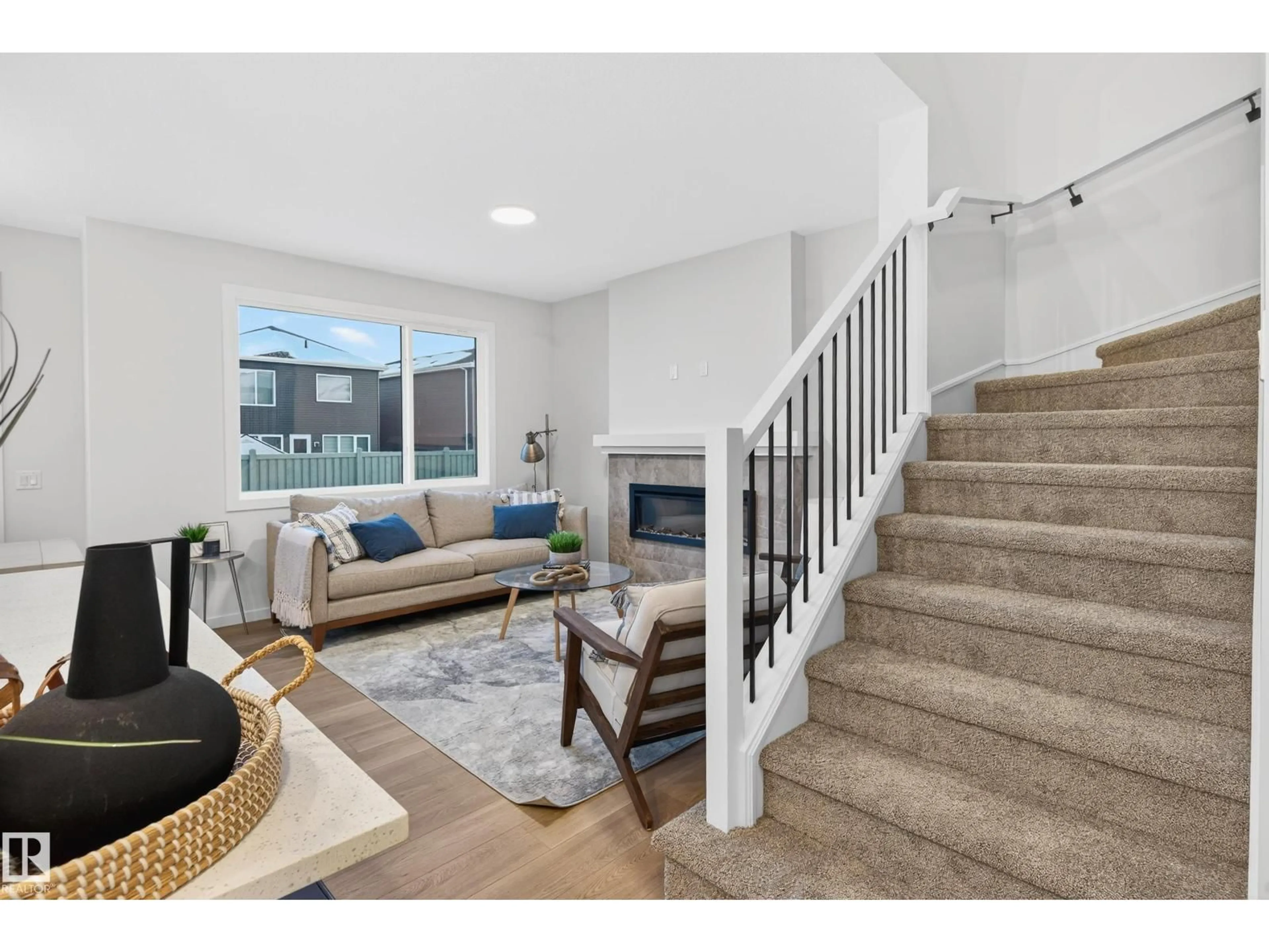 Living room with furniture, unknown for NW - 8019 228 ST, Edmonton Alberta T5T7X8