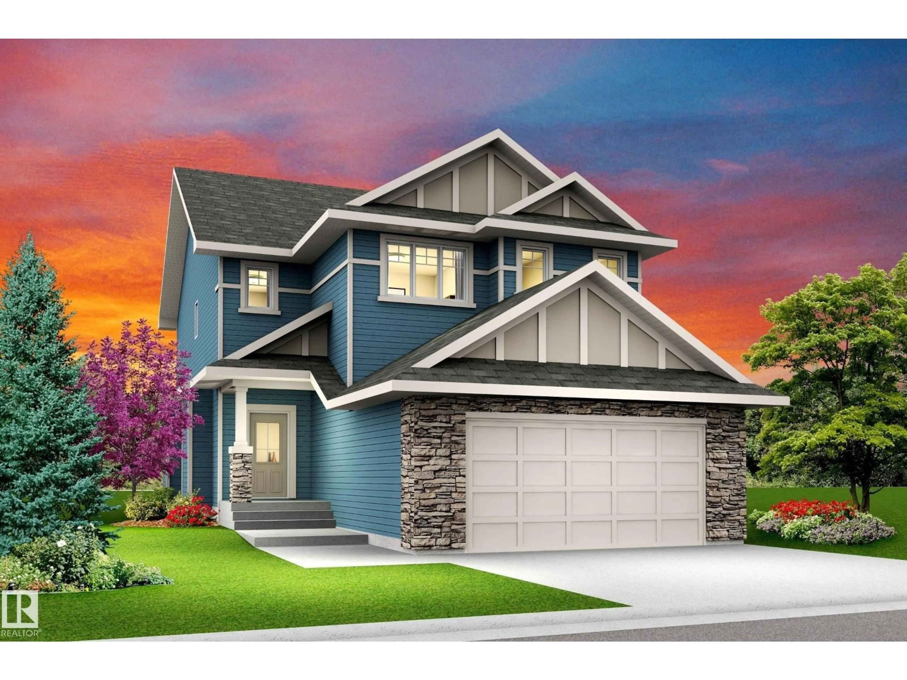 Home with vinyl exterior material, street for 28 CHARTRES, St. Albert Alberta T8T2C9