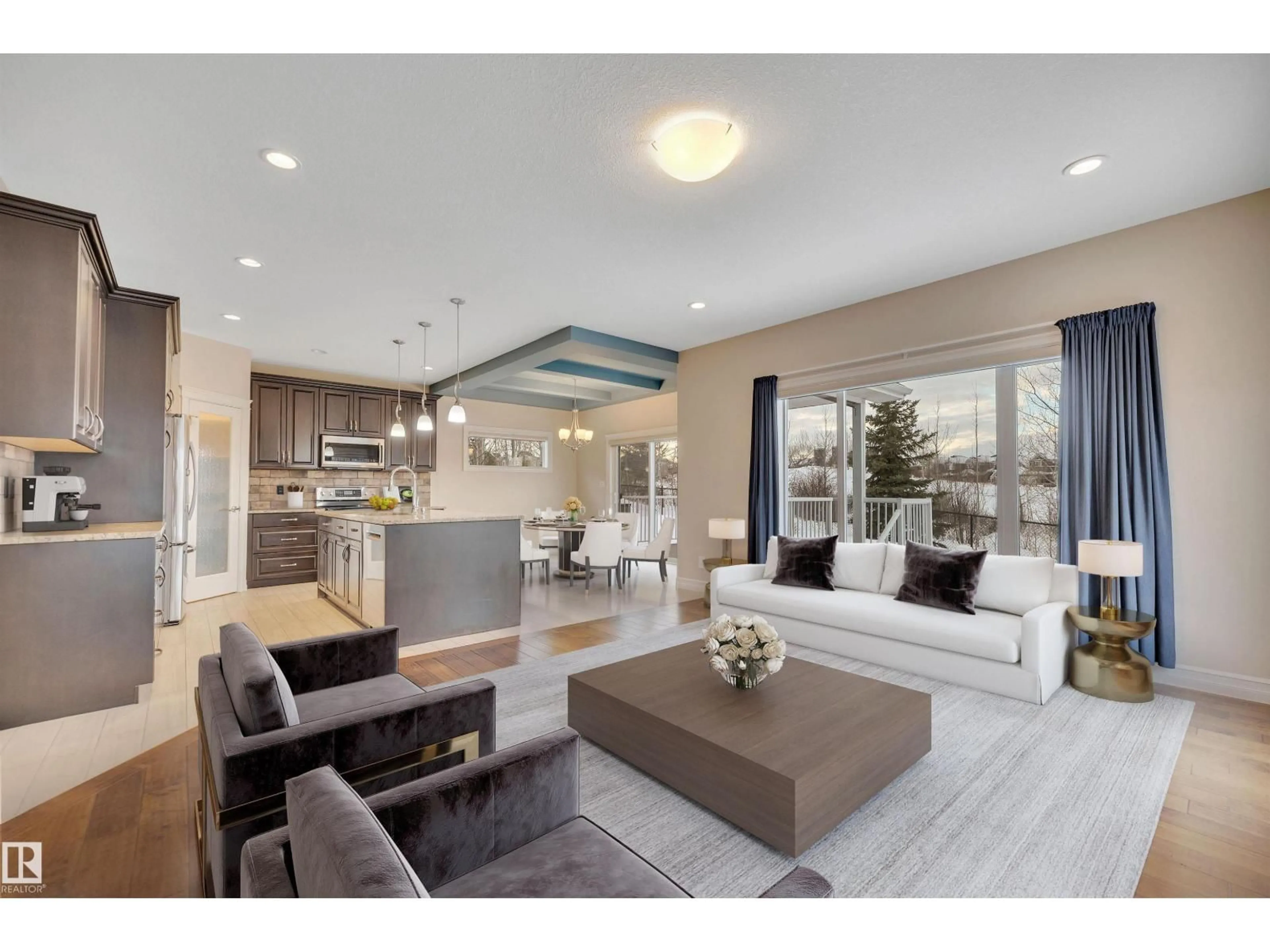 Open concept kitchen, unknown for 2137 BLUE JAY PT, Edmonton Alberta T5S0H9