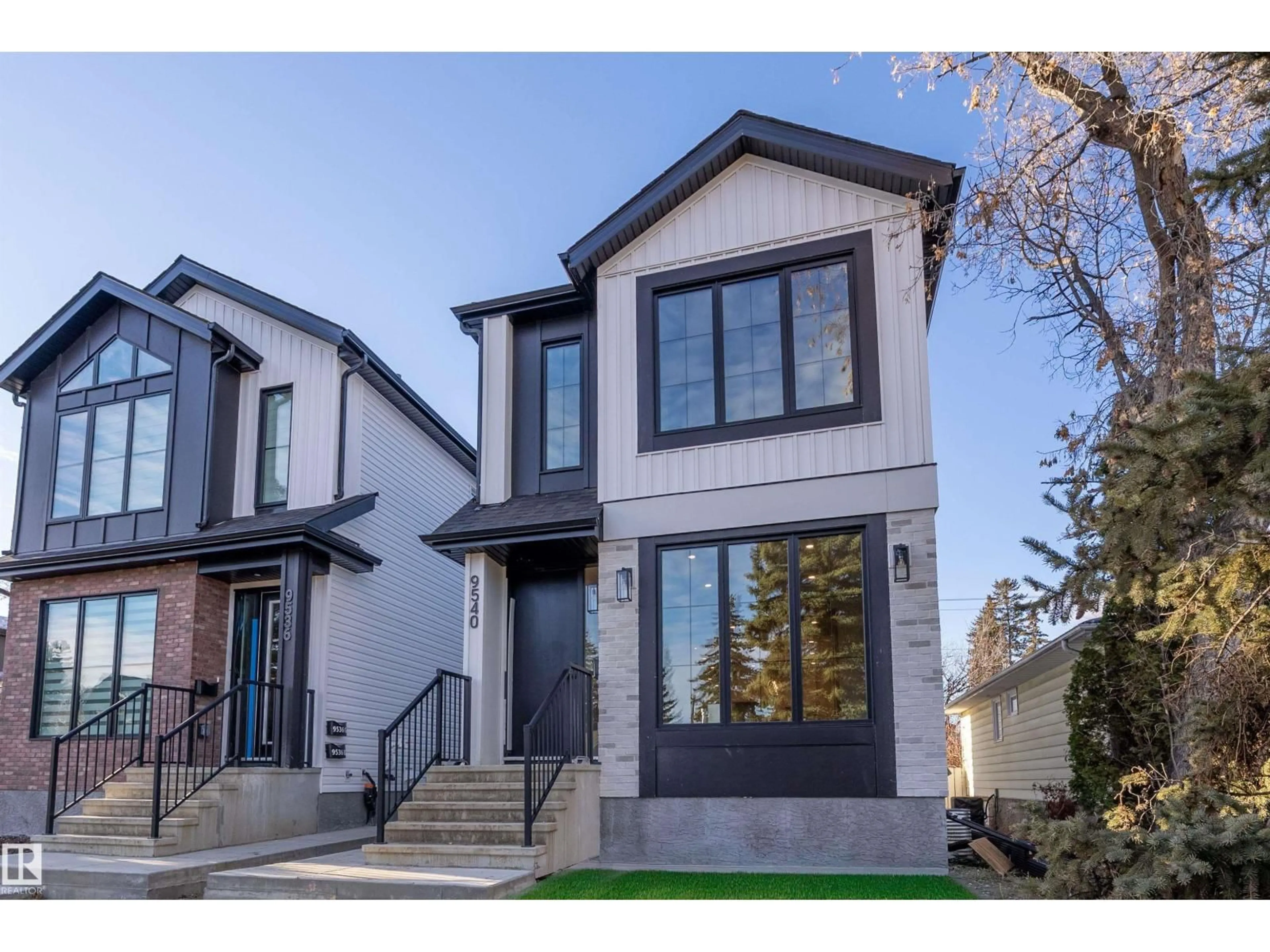 Home with brick exterior material, street for 9540 148 ST, Edmonton Alberta T5N3E4