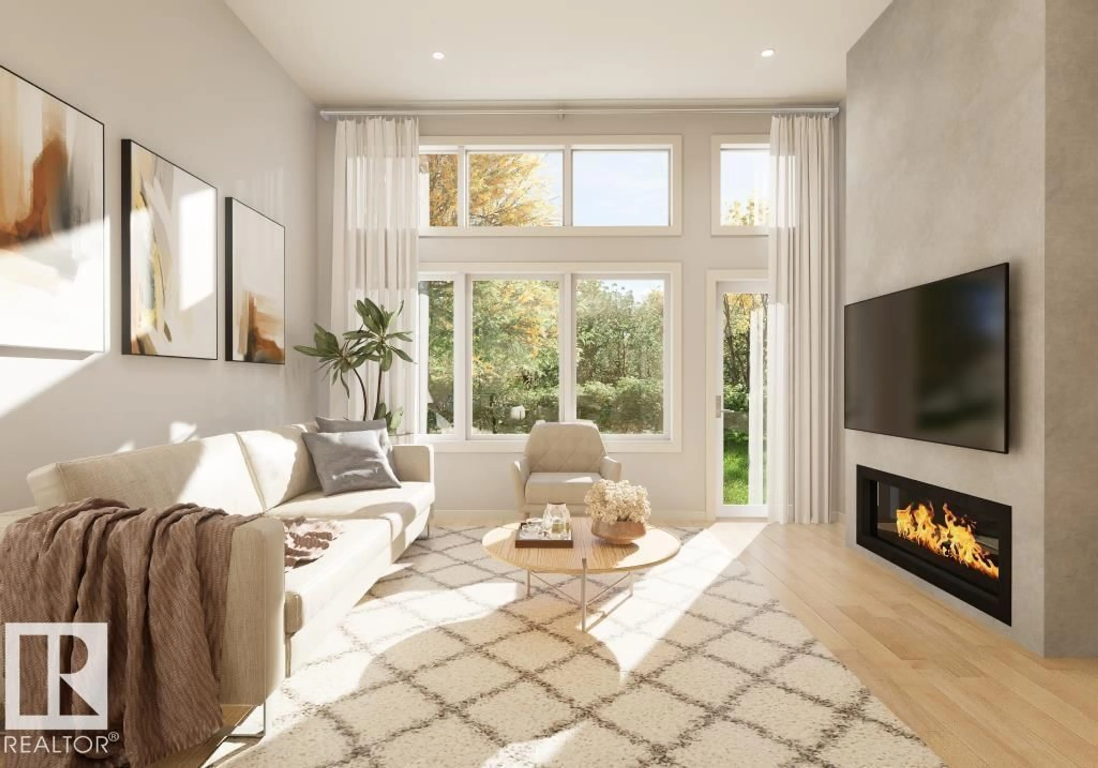 Living room with furniture, unknown for 159 ROYAL ST, St. Albert Alberta T8N8C9