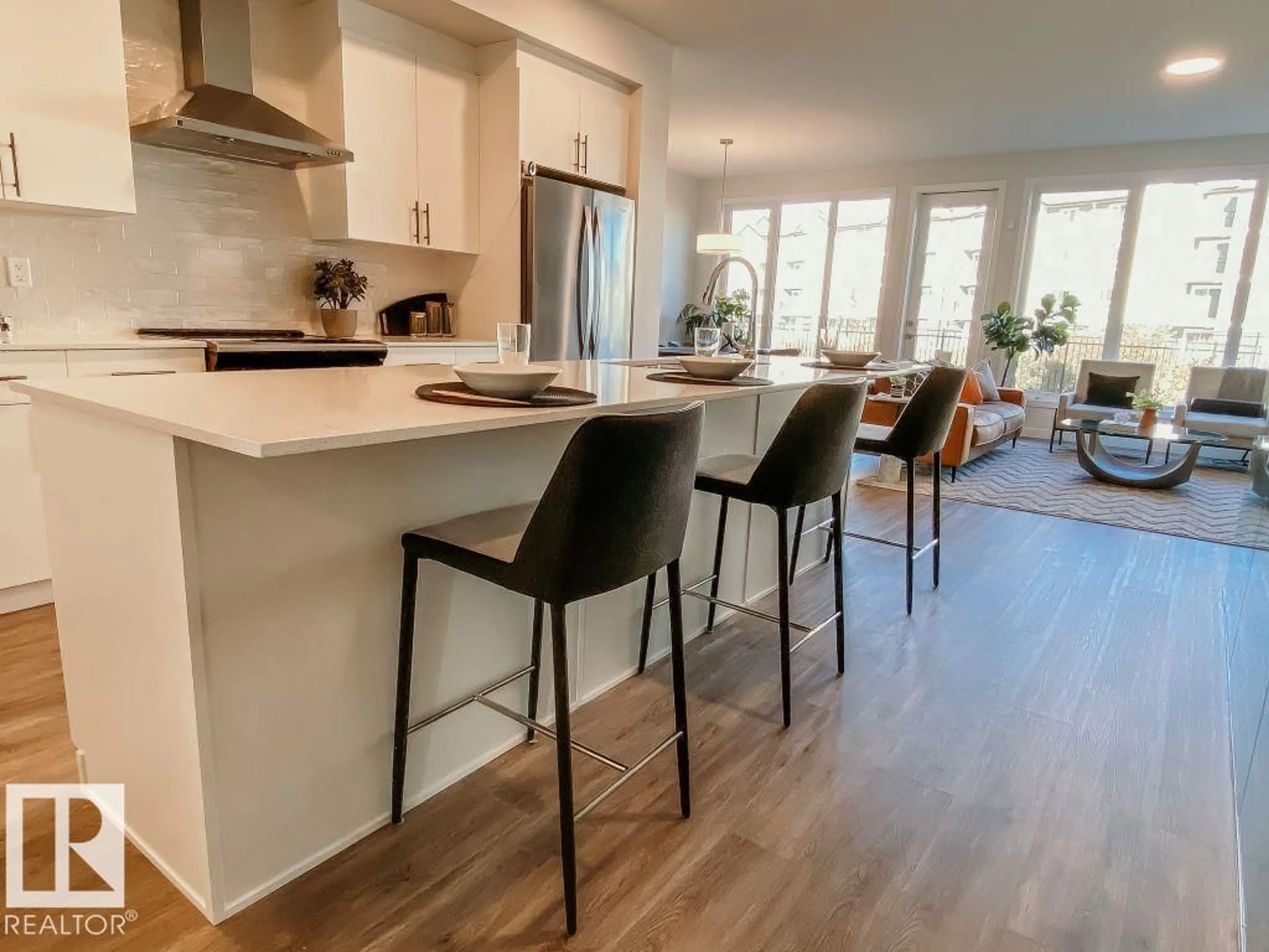 Open concept kitchen, unknown for 161 GARNEAU GA, Spruce Grove Alberta T7X0Z5