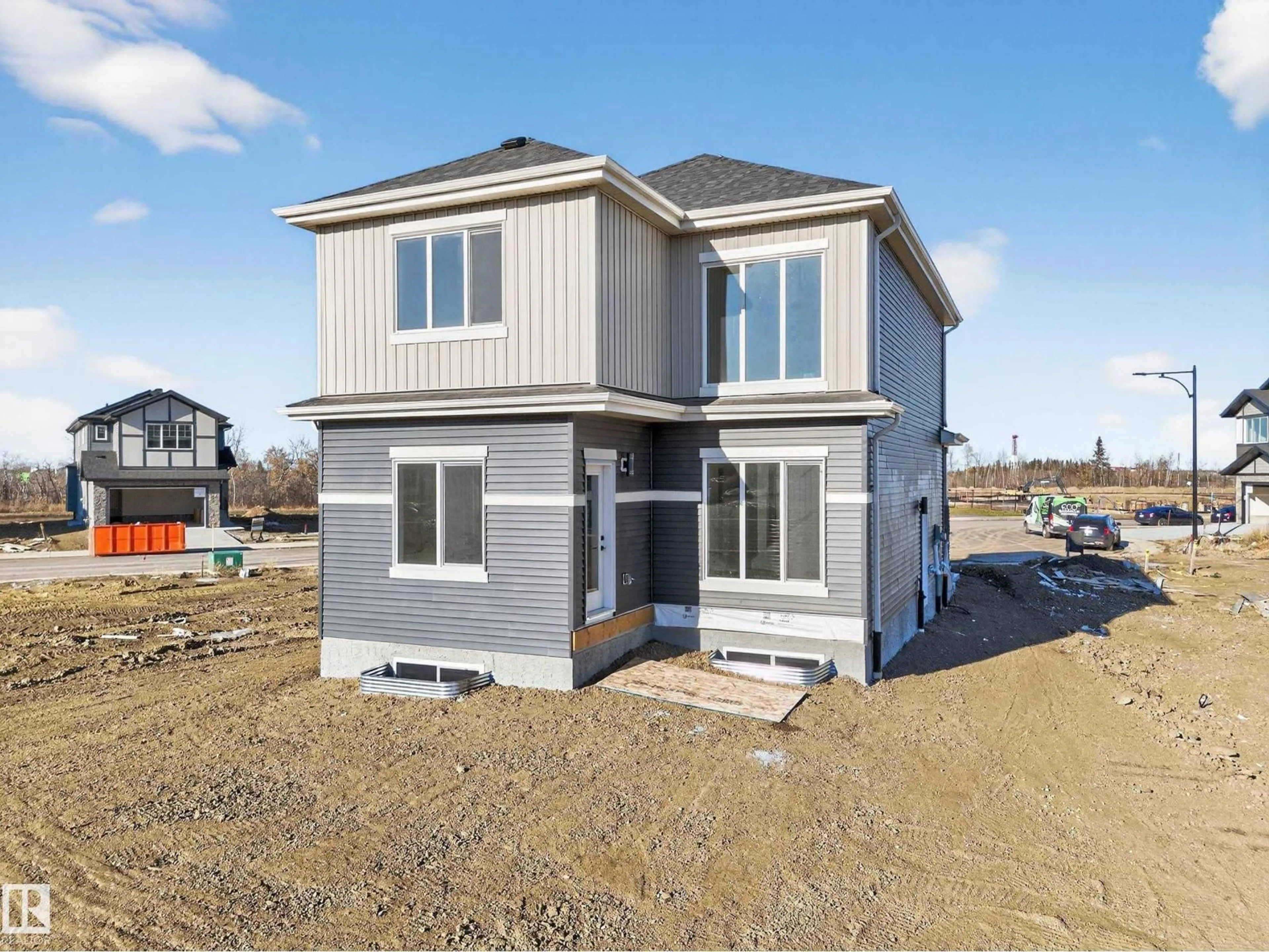 Home with vinyl exterior material, street for 3285 CHERNOWSKI WAY, Edmonton Alberta T6W5K6