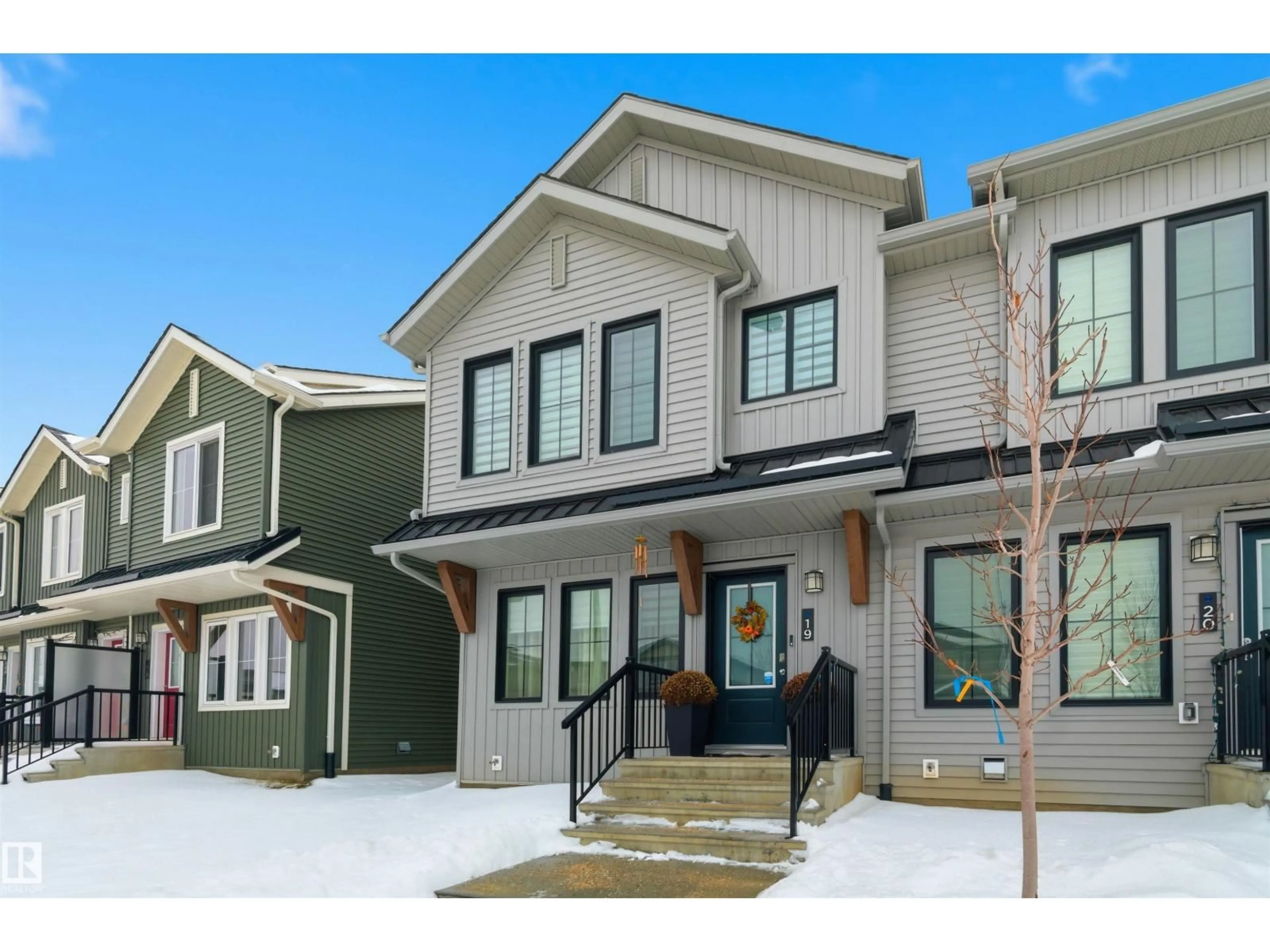 Home with vinyl exterior material, street for 525 - 19 SECORD BV, Edmonton Alberta T5T7V3