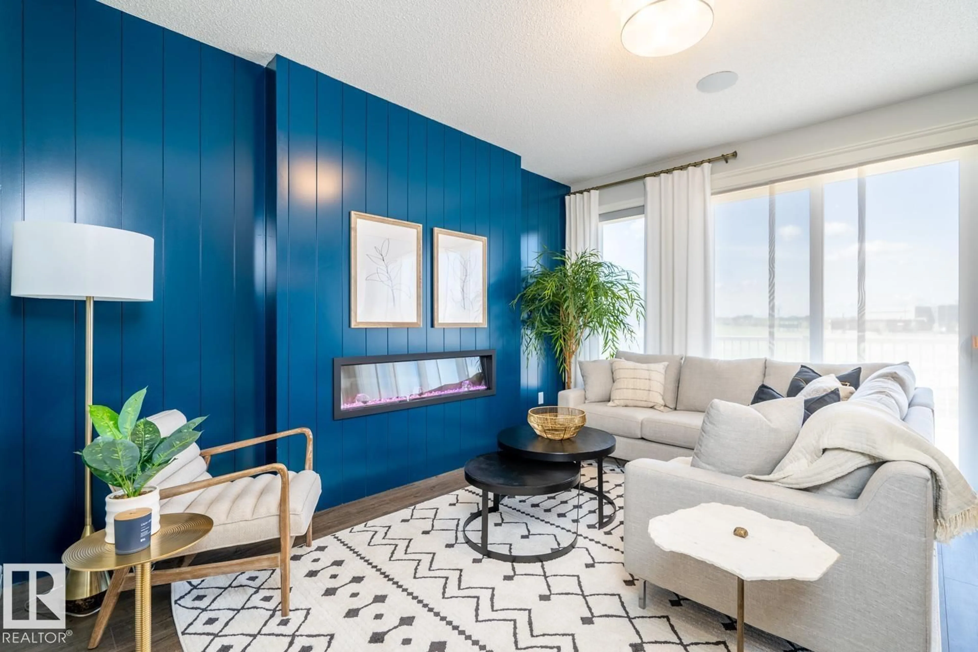 Living room with furniture, unknown for NW - 18166 73A ST, Edmonton Alberta T5Y4B7