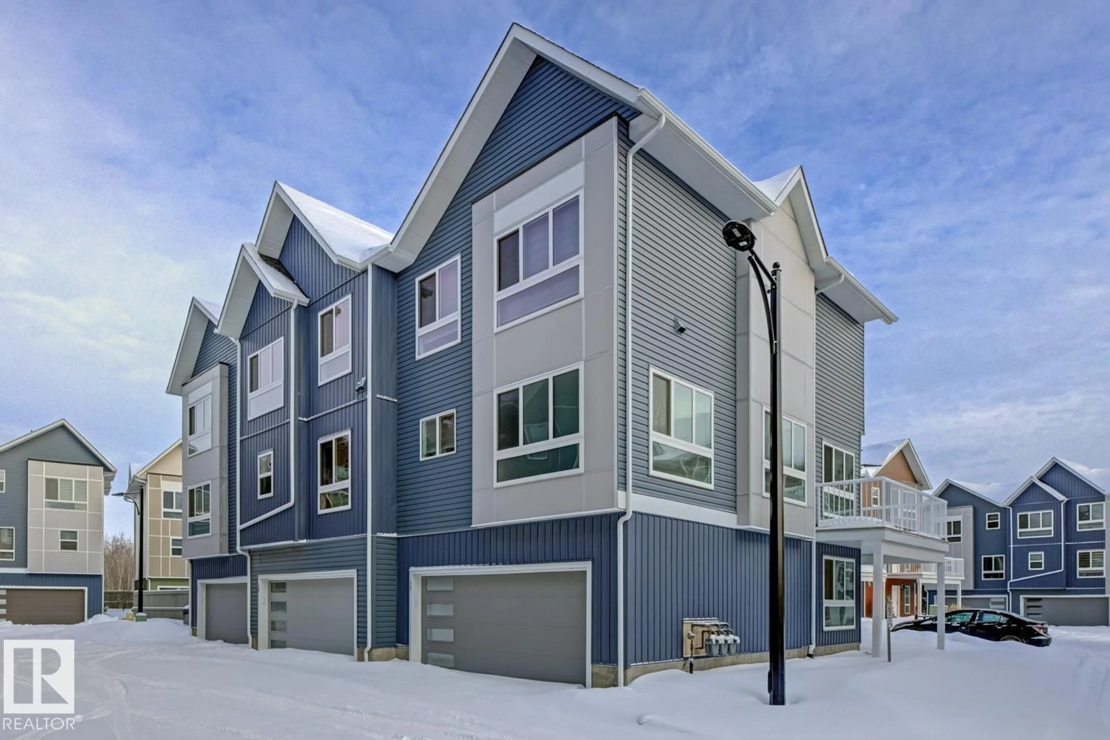 Home with vinyl exterior material, street for 979 - 38 CRYSTALLINA NERA WY, Edmonton Alberta T5Z0S3