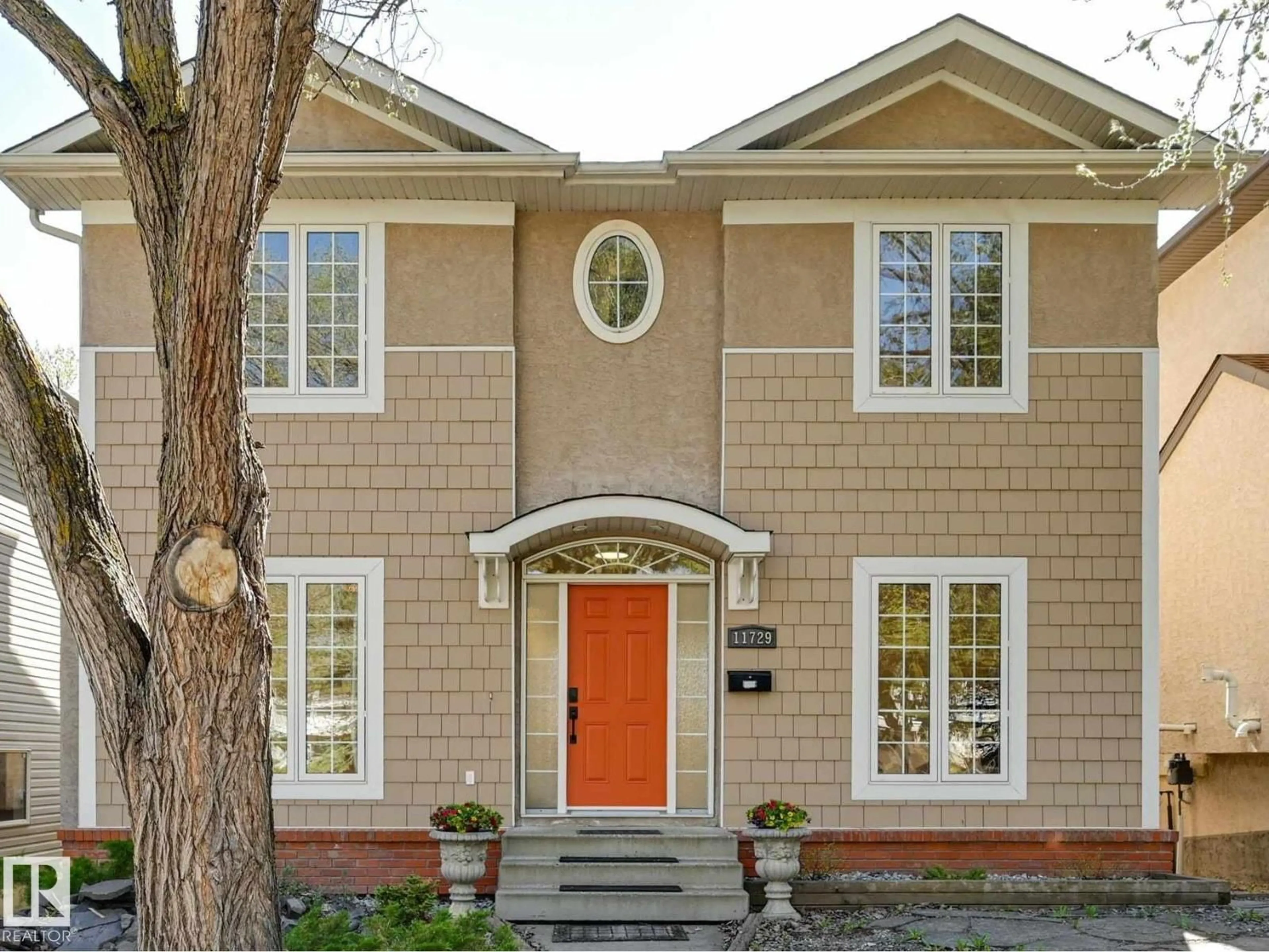 Home with brick exterior material, street for 11729 71A AV, Edmonton Alberta T6G2W5