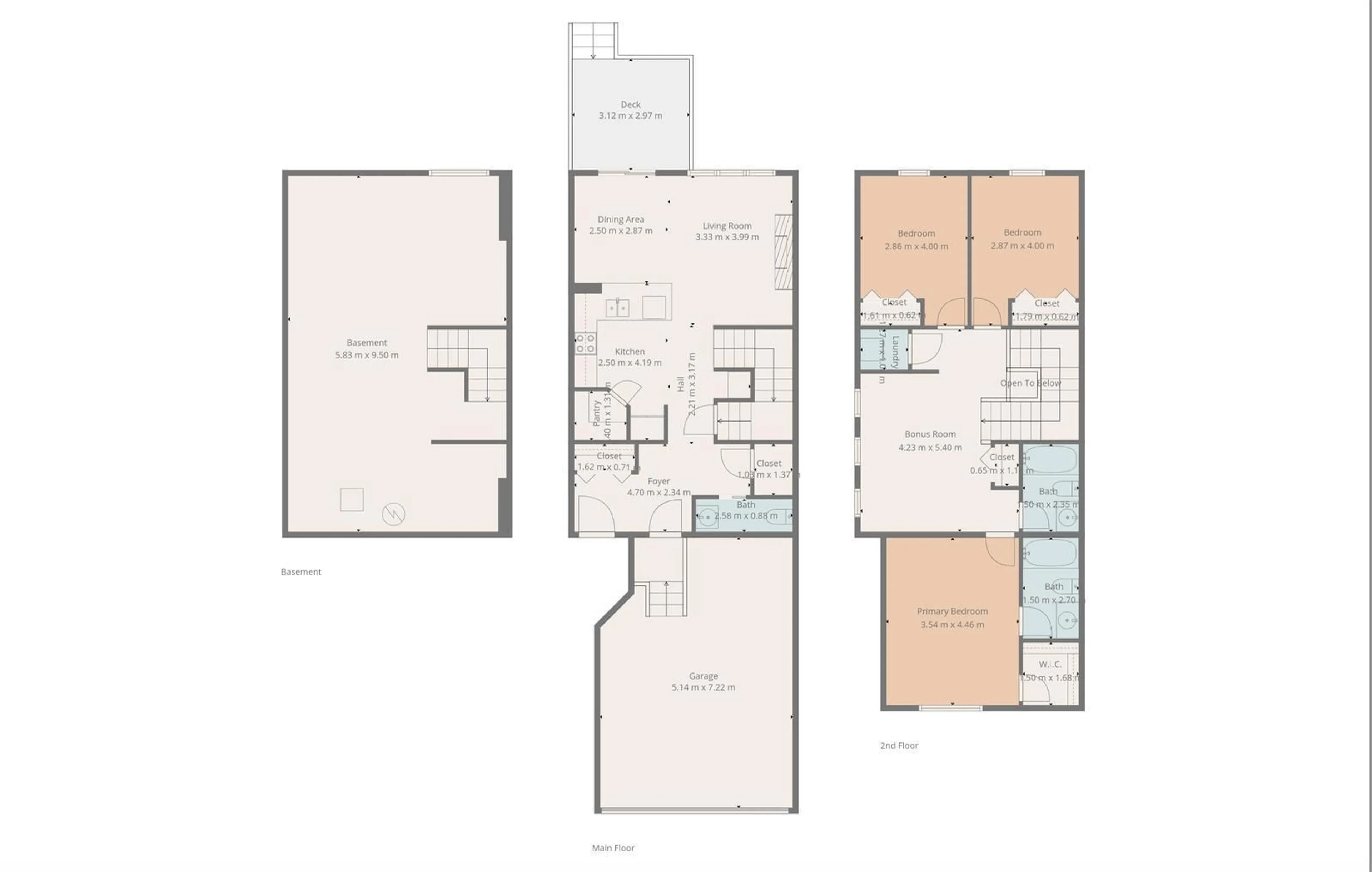 Floor plan for SW - 9040 COOPER LI, Edmonton Alberta T6W4A4