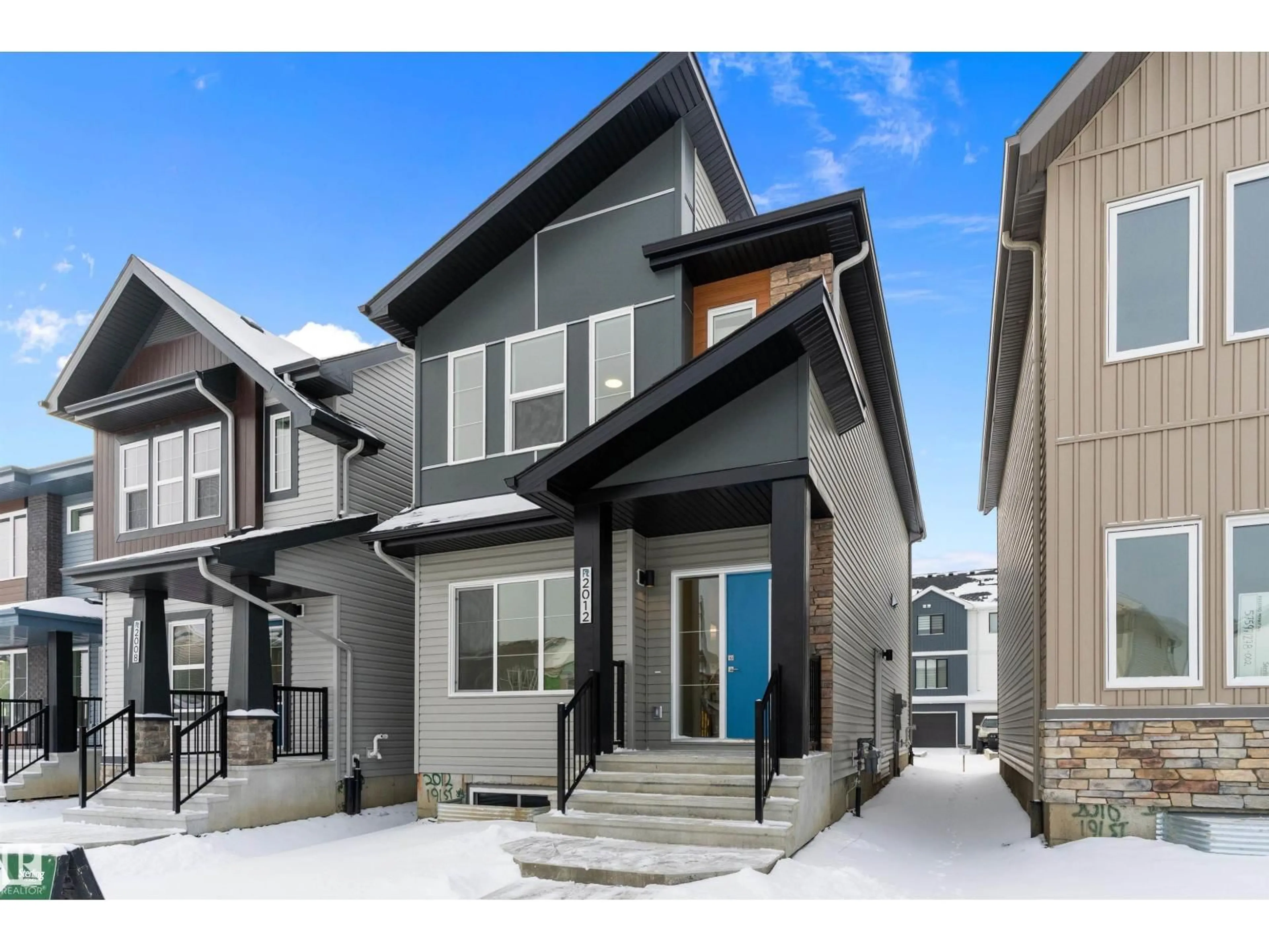 Home with vinyl exterior material, street for 2012 191 ST, Edmonton Alberta T6M3E8