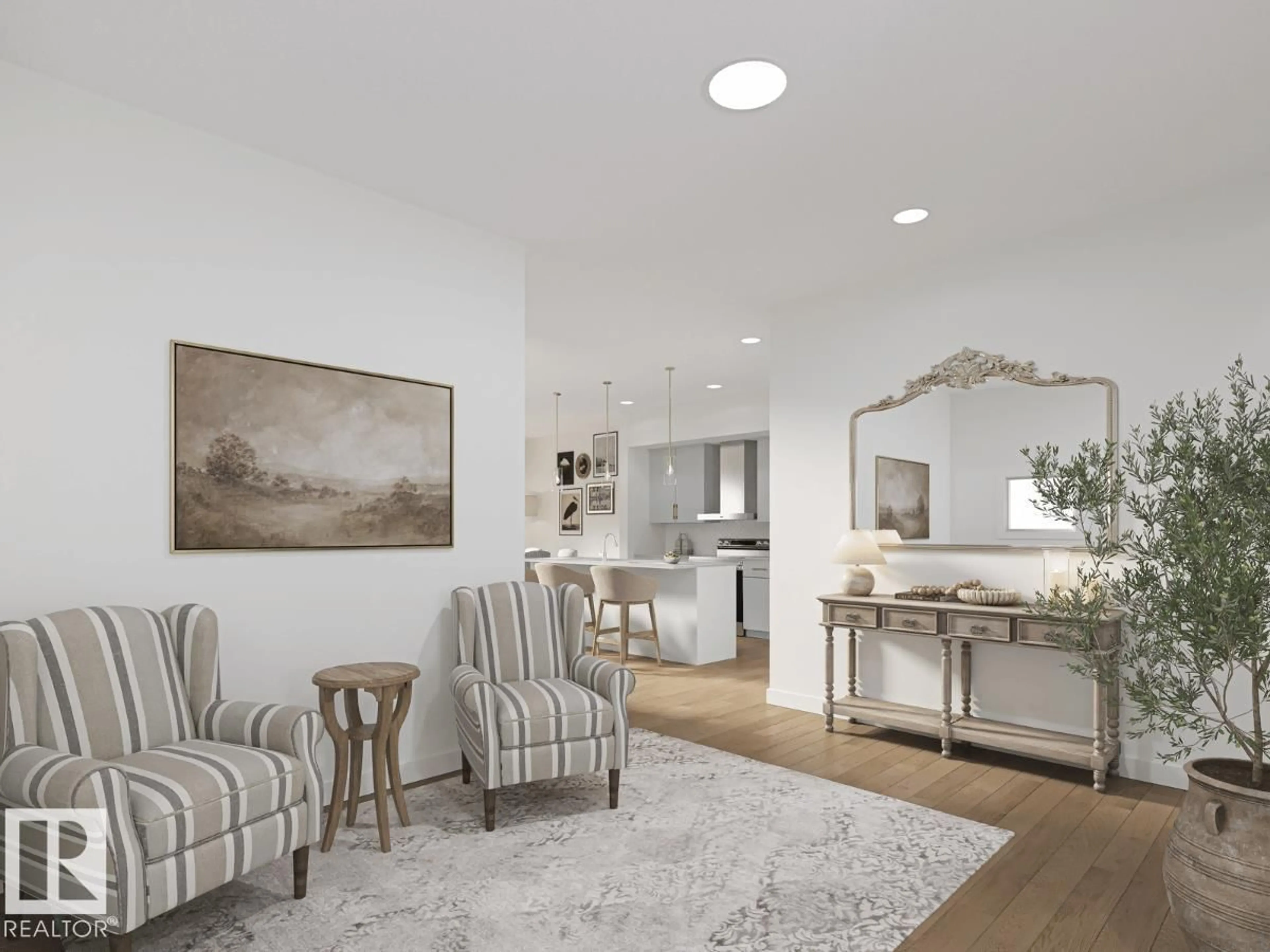 Living room with furniture, unknown for 19047 20 AV NW, Edmonton Alberta T6M3E8