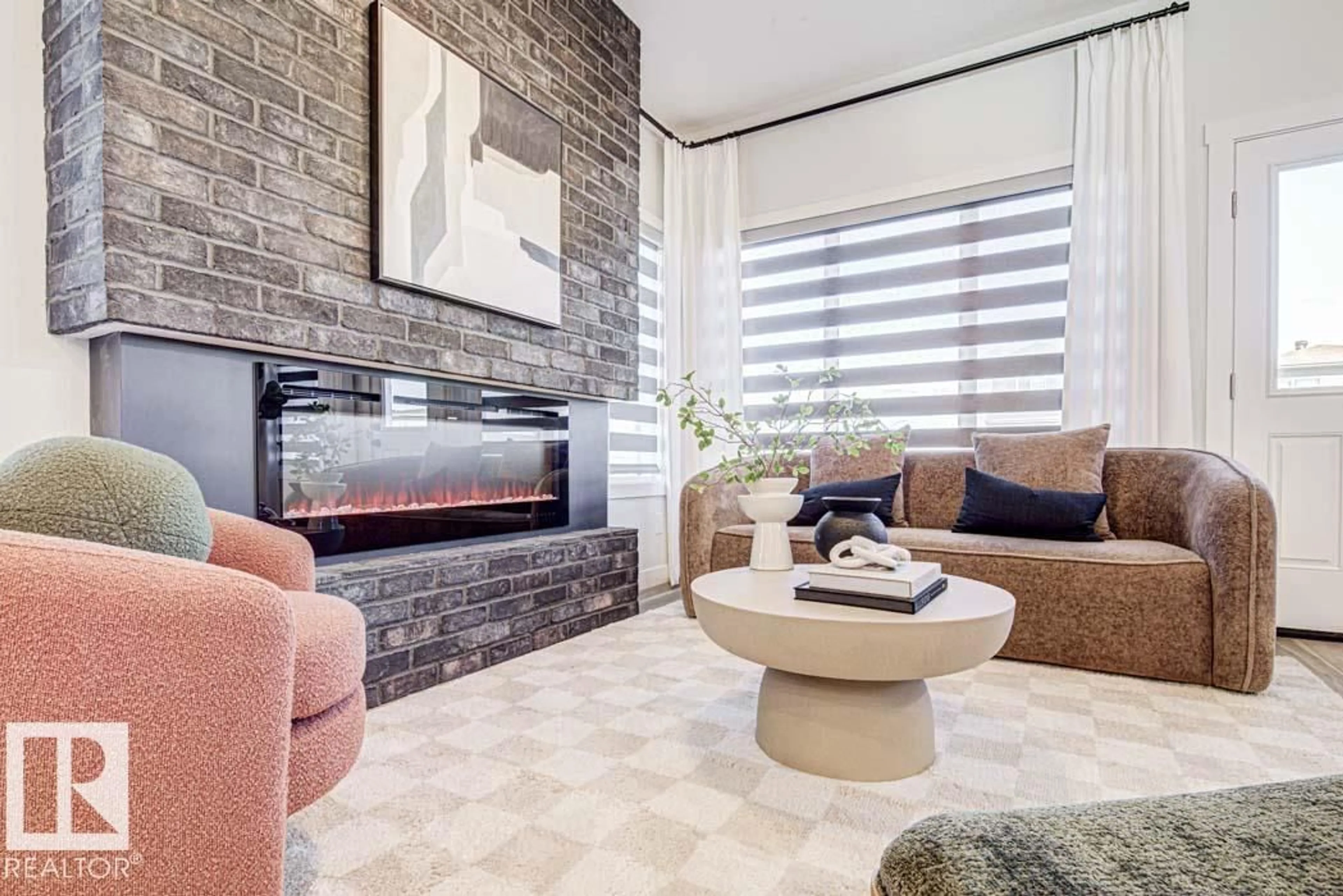 Living room with furniture, ceramic/tile floor for 1214 MCLEOD AVENUE, Spruce Grove Alberta T7X4B7