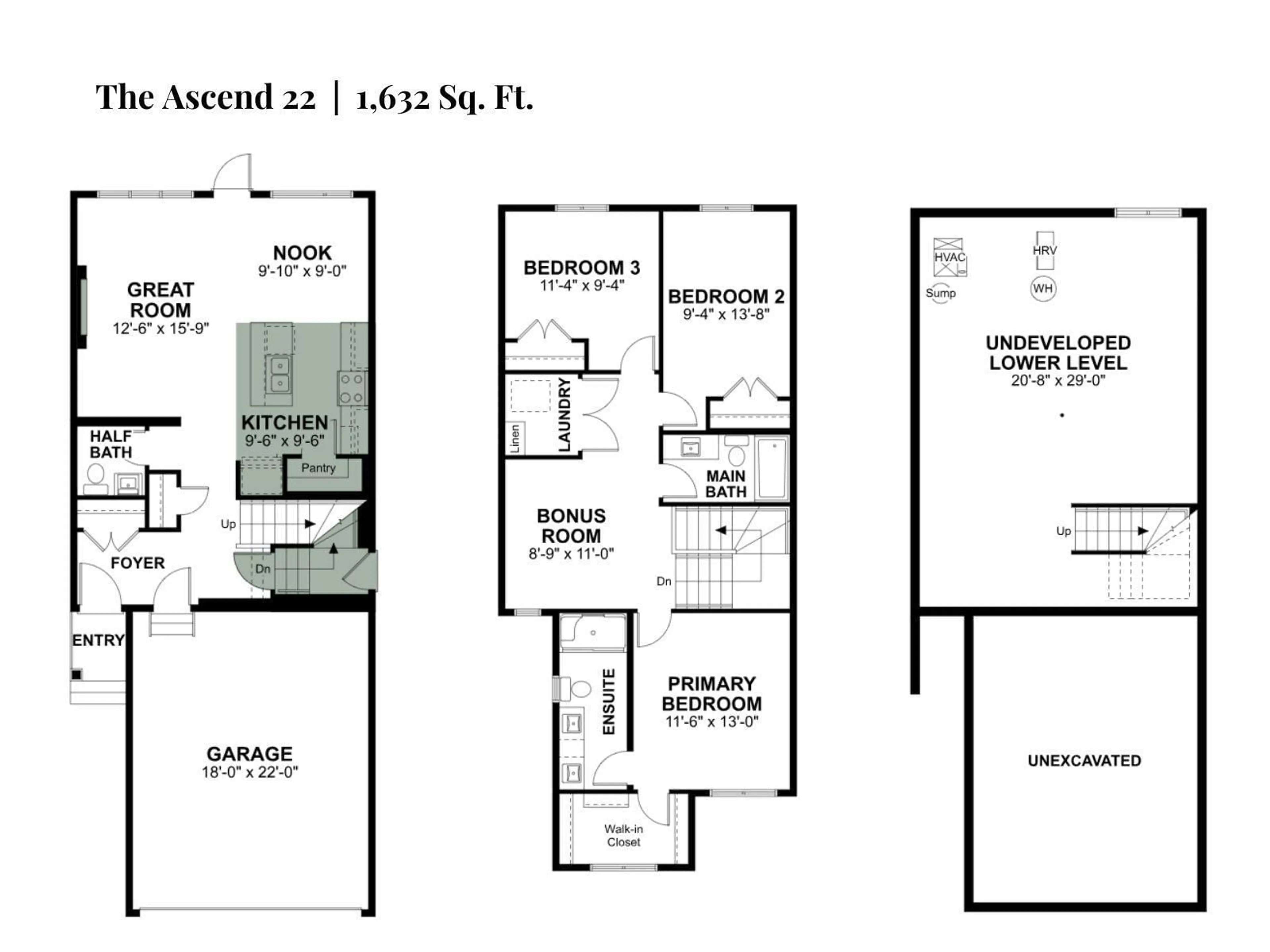 Floor plan for 20708 43 AV, Edmonton Alberta T6M3E4