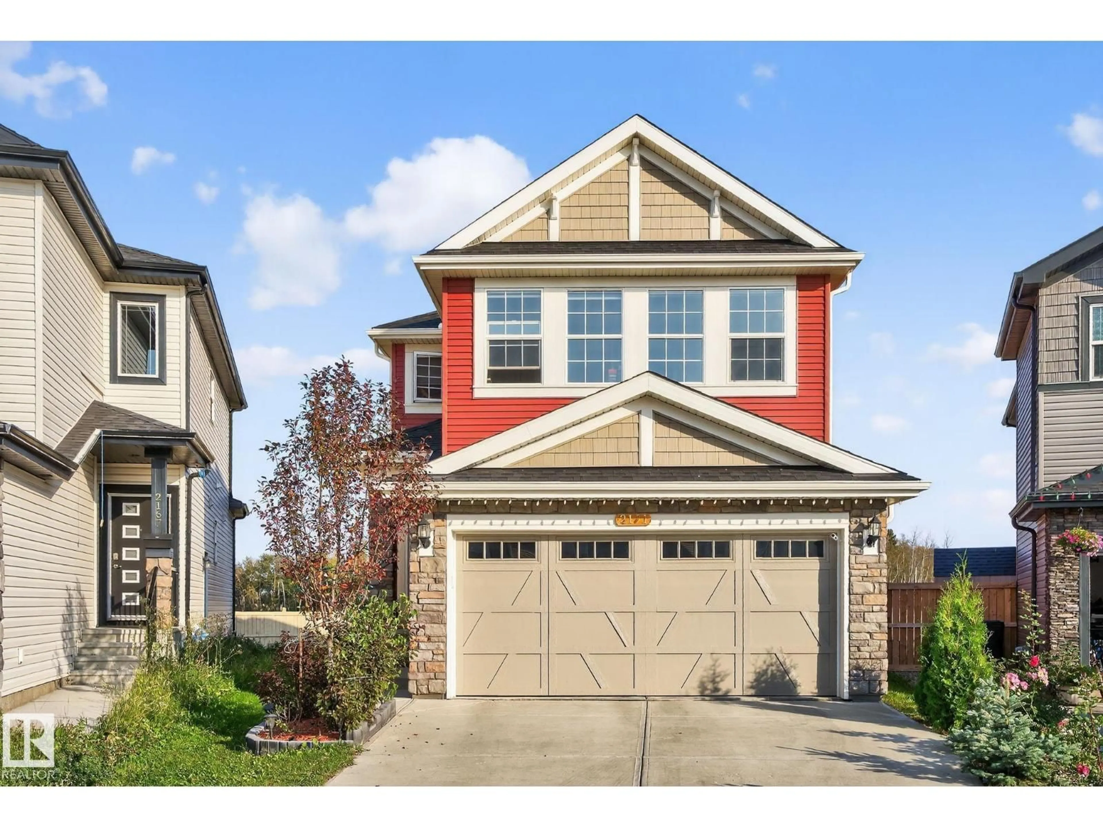 Home with vinyl exterior material, street for 2171 51 ST, Edmonton Alberta T6X2W1