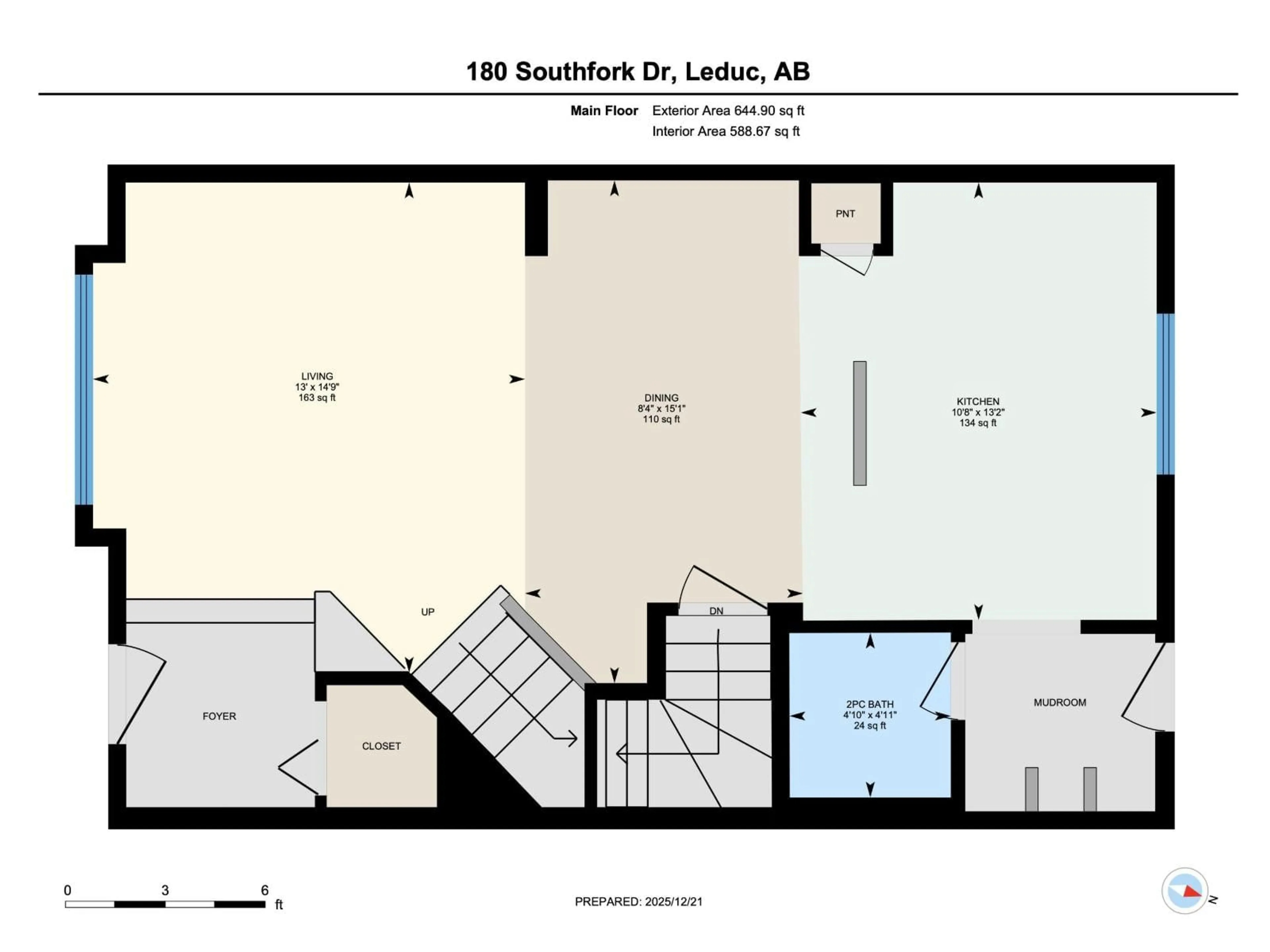 Floor plan for 180 SOUTHFORK DR, Leduc Alberta T9E0Y3
