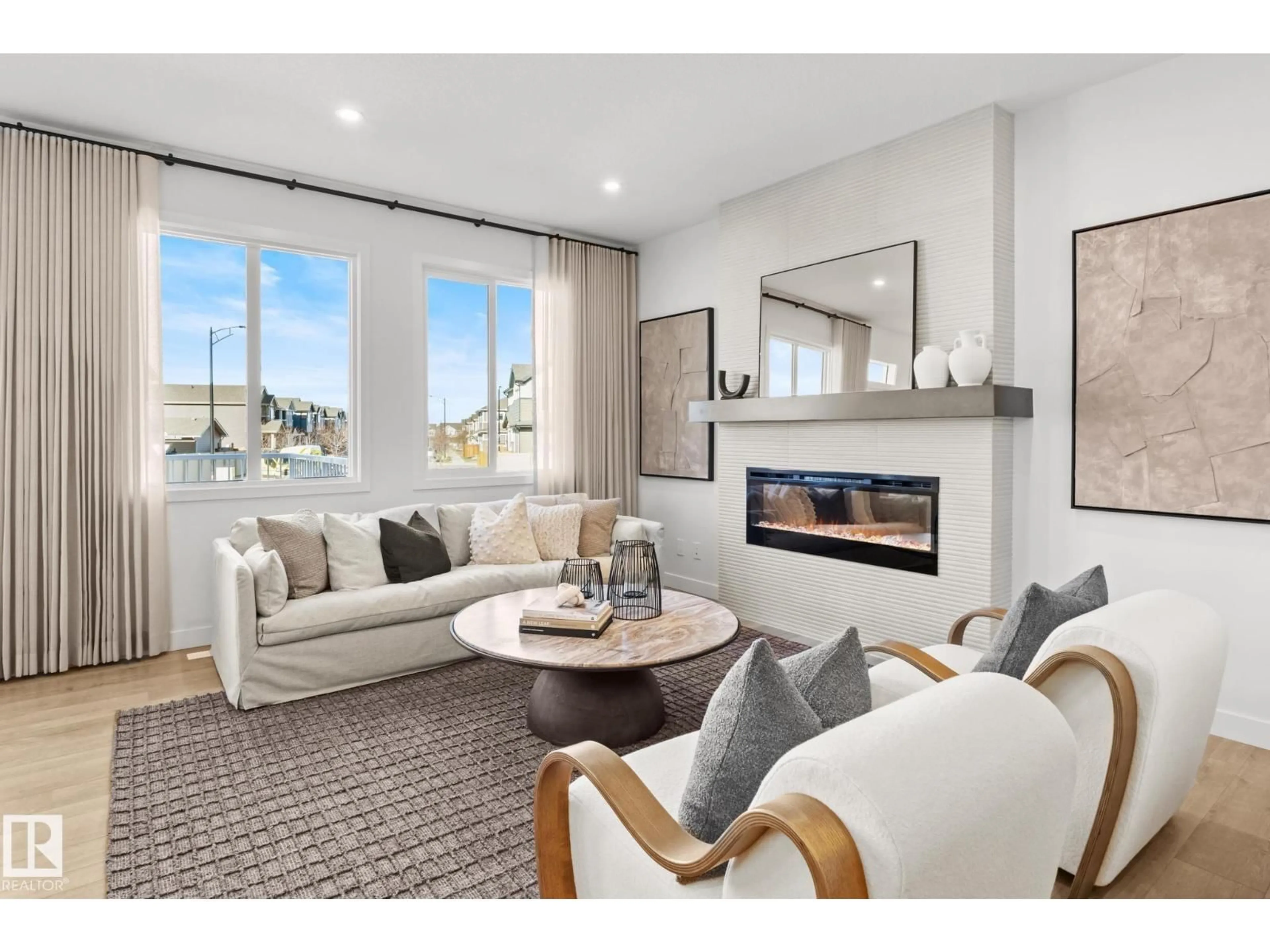 Living room with furniture, unknown for 2331 MUCKLEPLUM WY, Edmonton Alberta T6X3J9