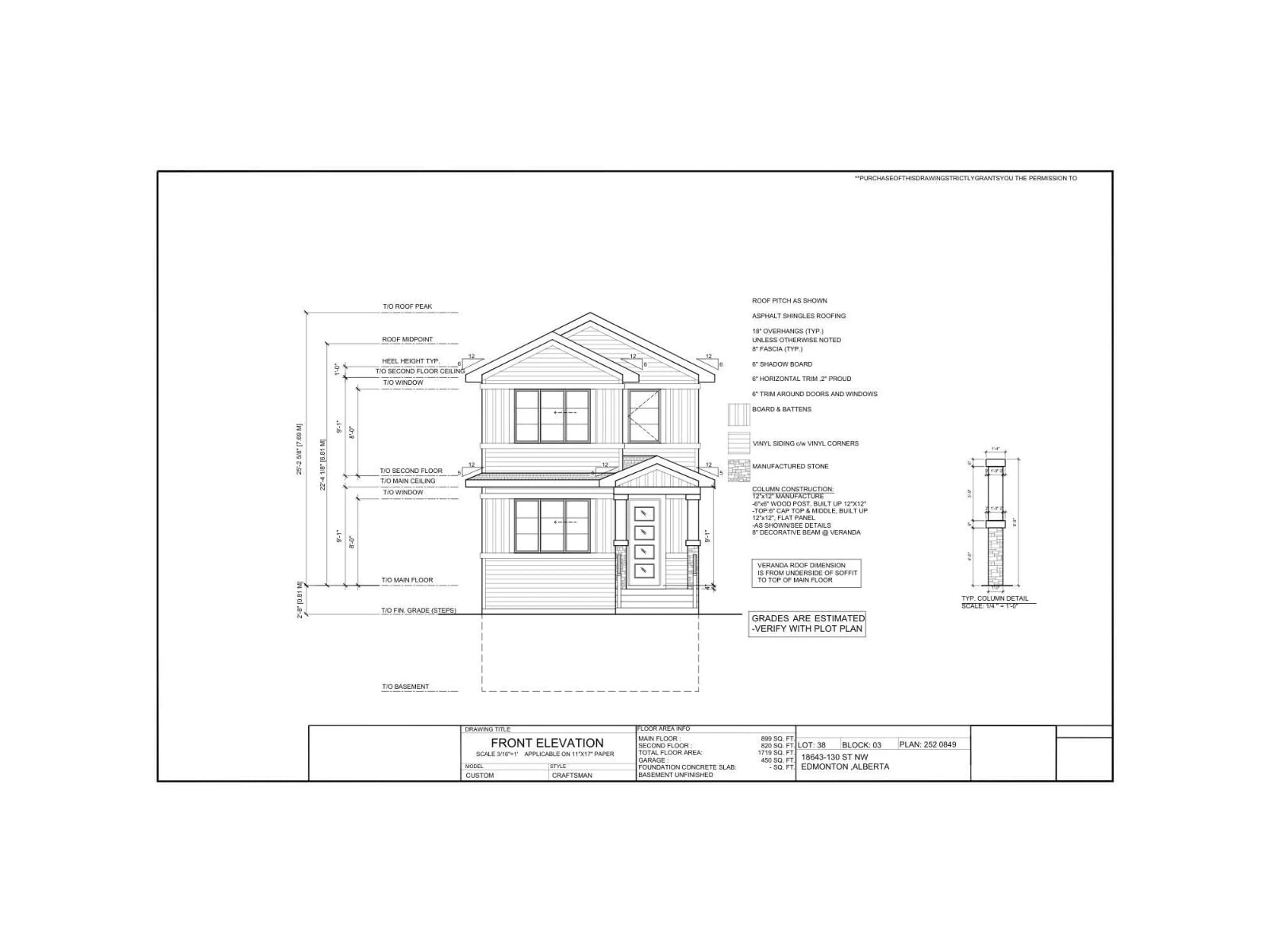 Floor plan for NW - 18643 130 STREET, Edmonton Alberta T6V0N3