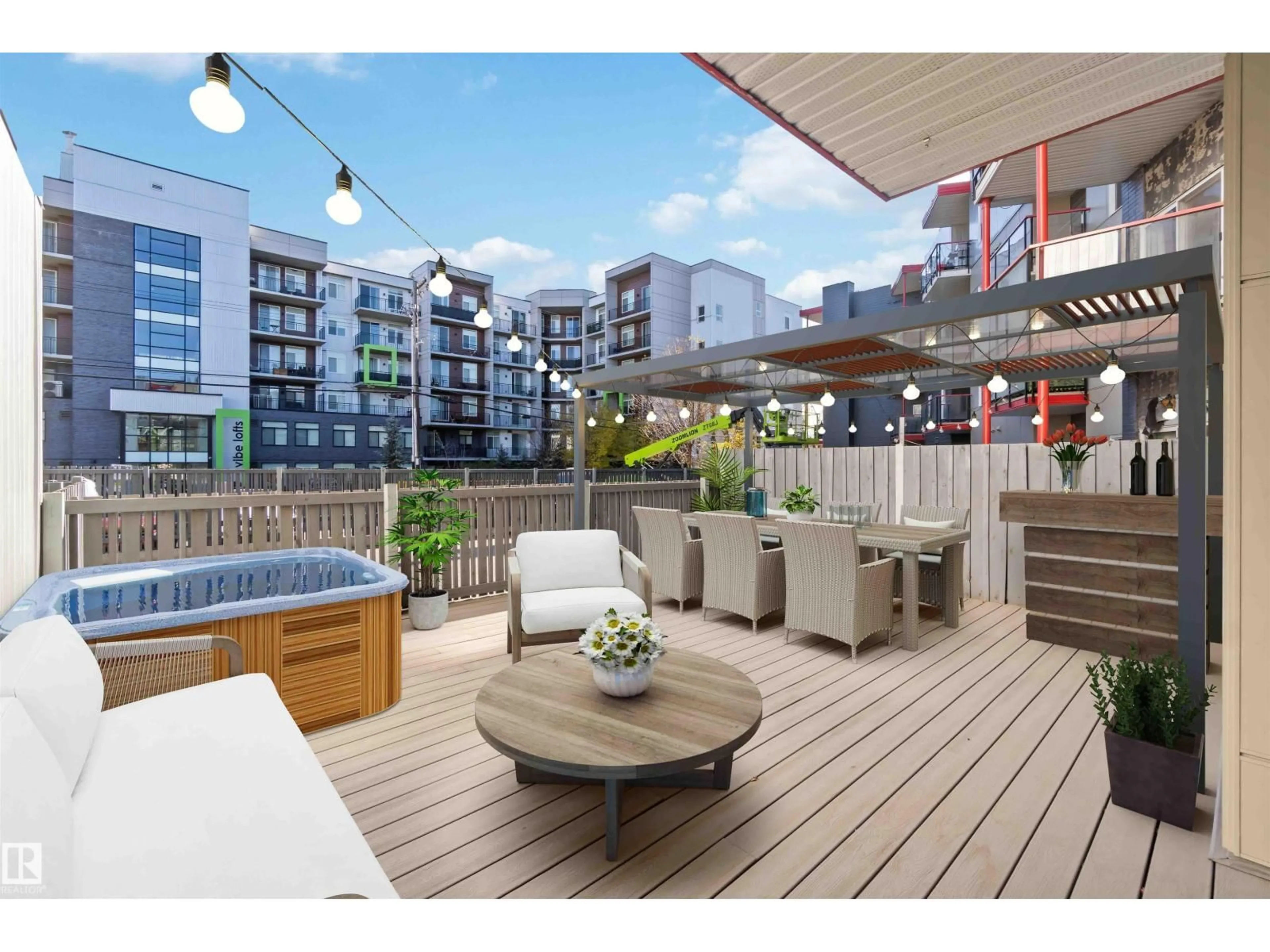 Patio, unknown for #107 - 10611 117 ST, Edmonton Alberta T5H0G6