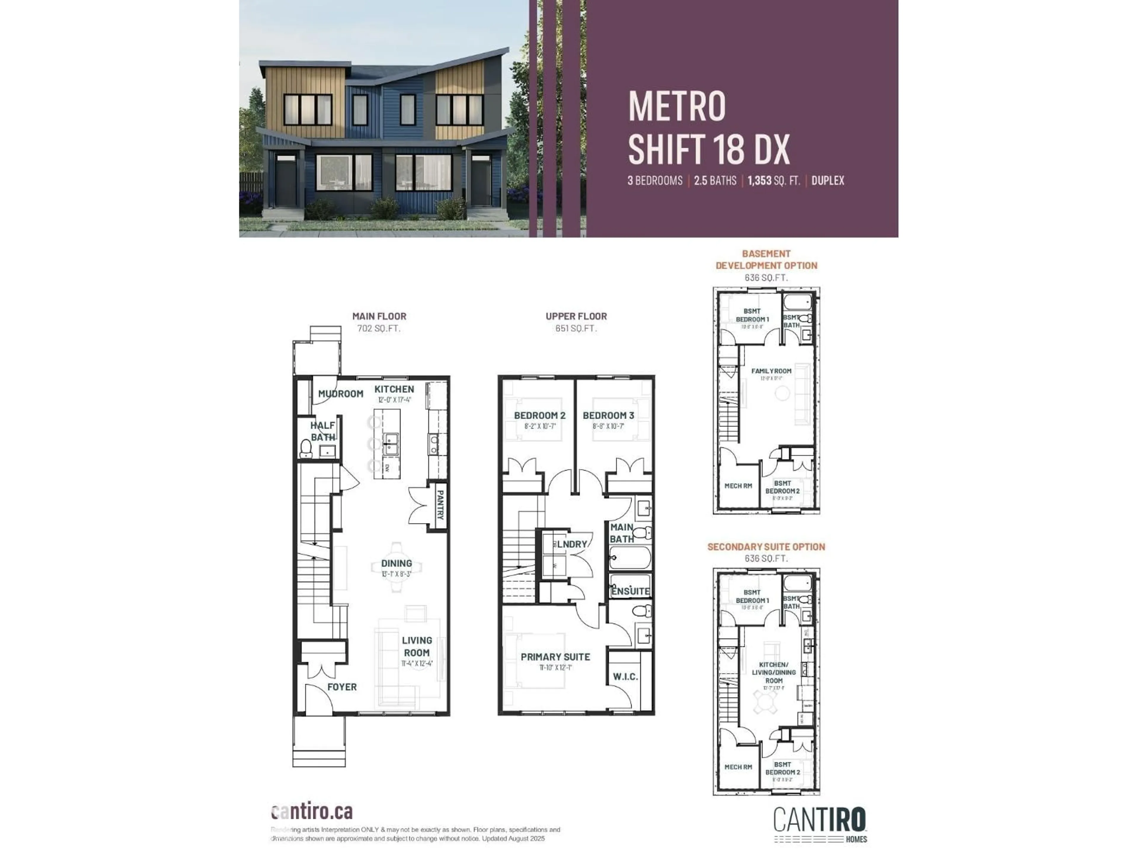 Floor plan for 7512 KLAPSTEIN LI, Edmonton Alberta T6W5S7