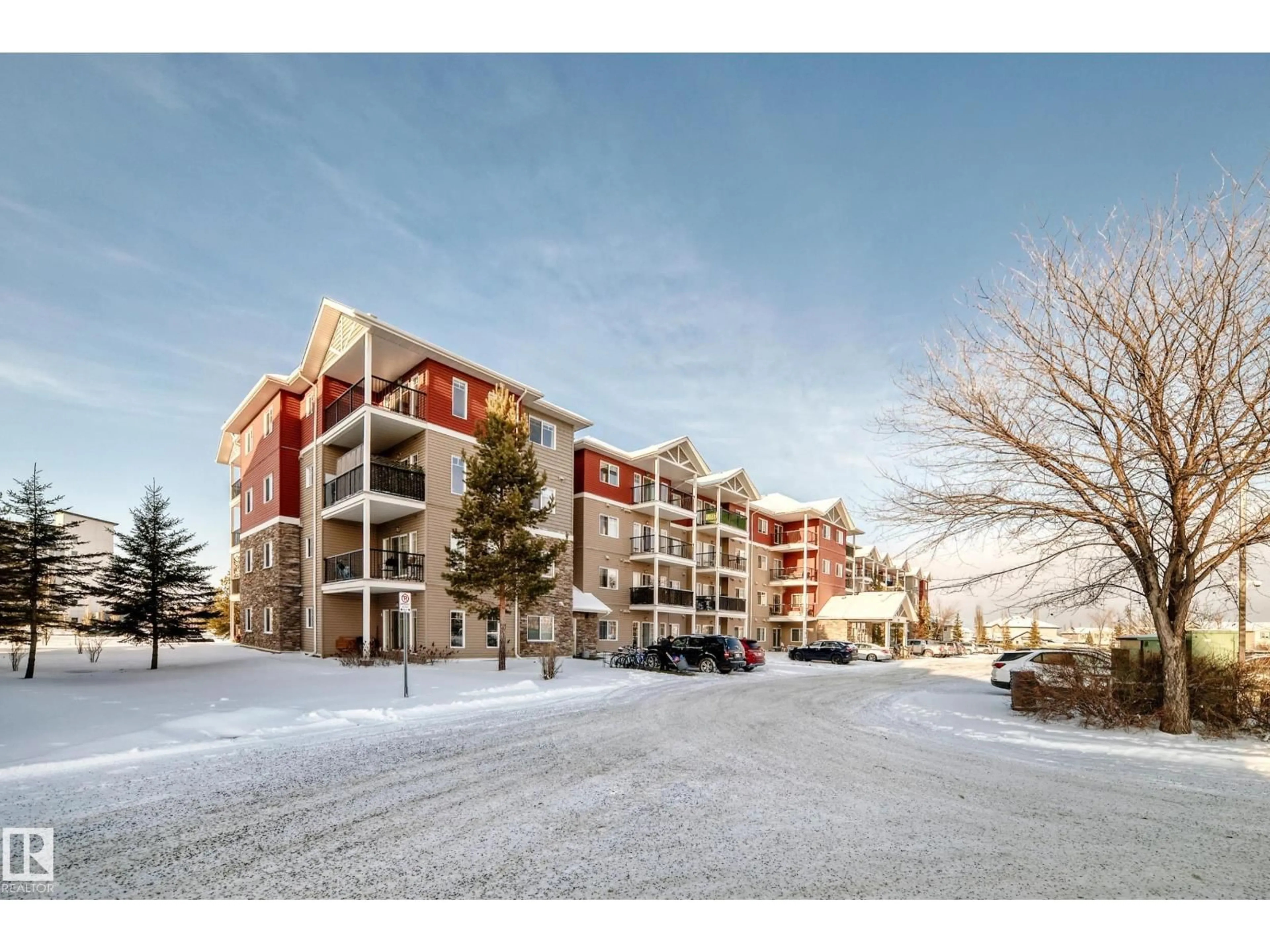 A pic from outside/outdoor area/front of a property/back of a property/a pic from drone, unknown for #413 - 273 CHARLOTTE WAY, Sherwood Park Alberta T8H0N9