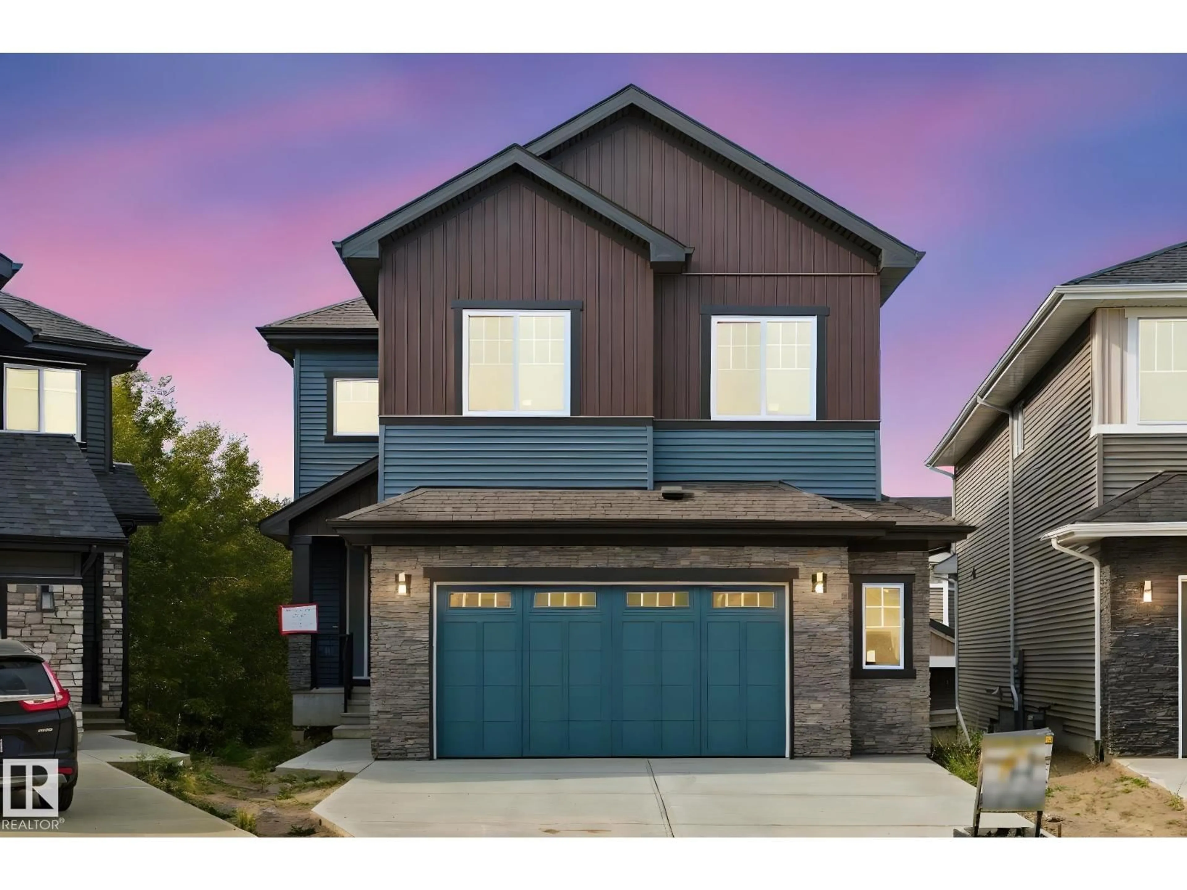 Home with brick exterior material, street for 1133 GYRFALCON CR, Edmonton Alberta T5S0S5