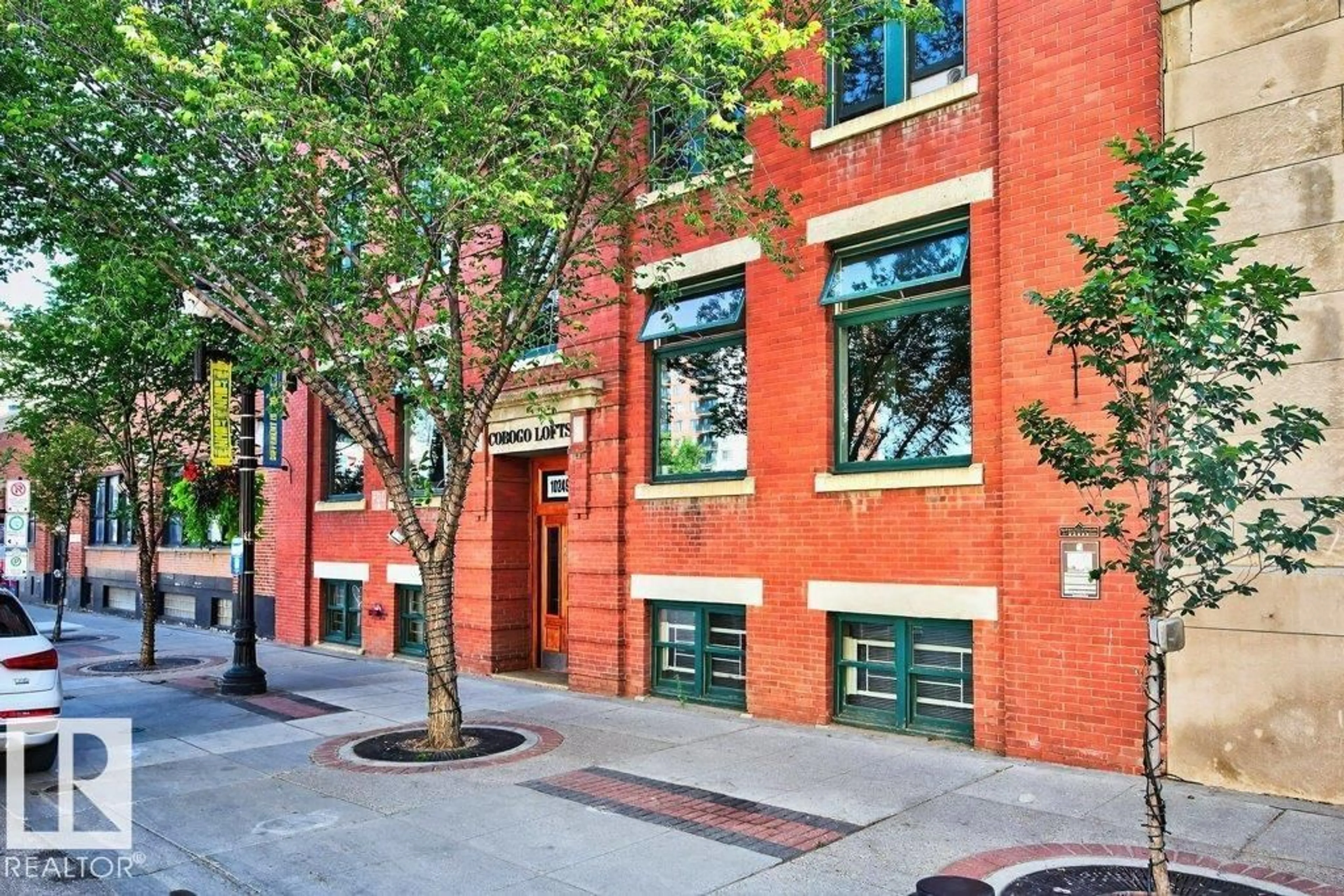 Home with brick exterior material, street for 403 - 10249 104 ST, Edmonton Alberta T5J1B1