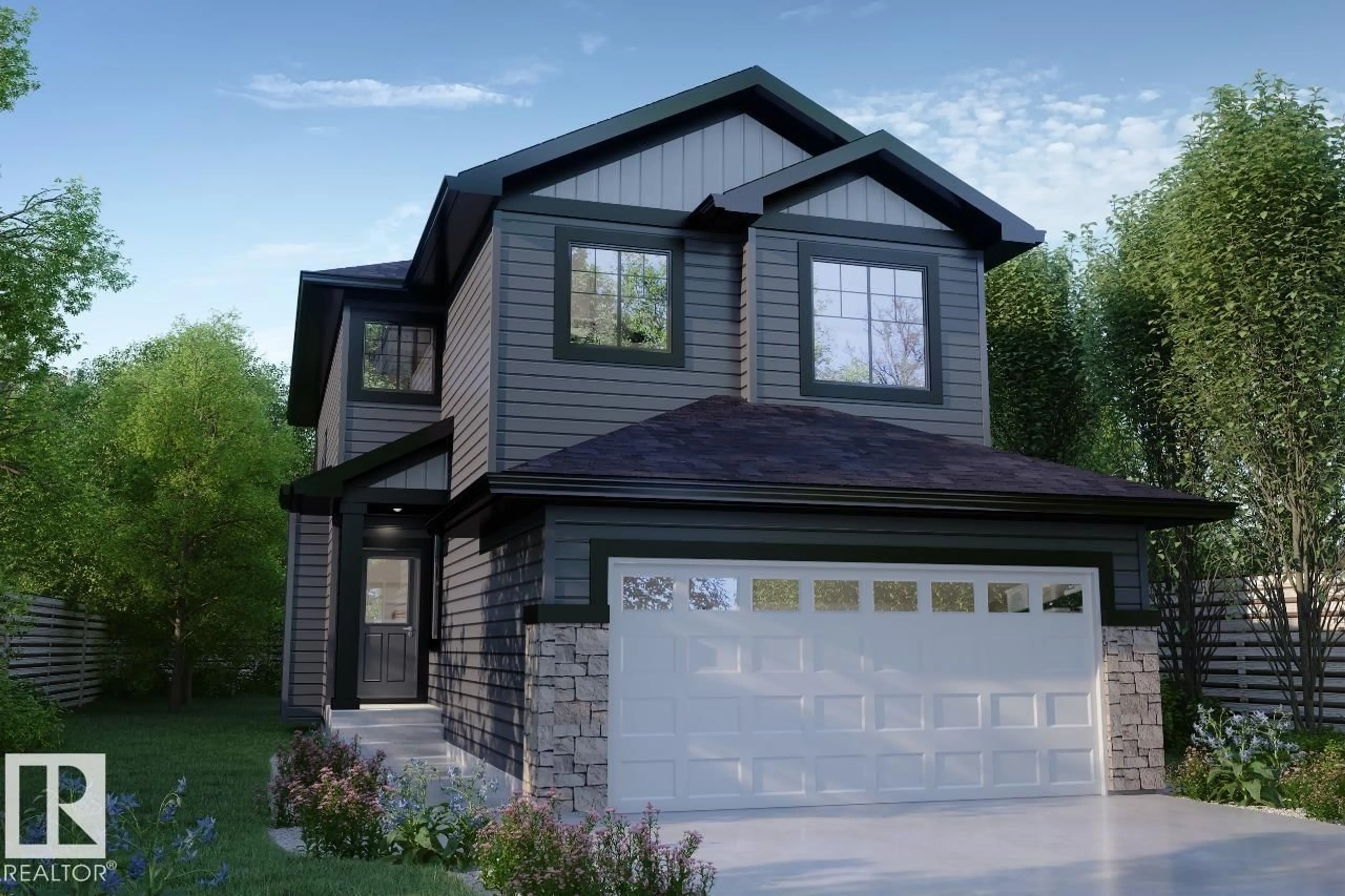 Home with vinyl exterior material, street for 1519 GRANT WY, Edmonton Alberta T5T0W2
