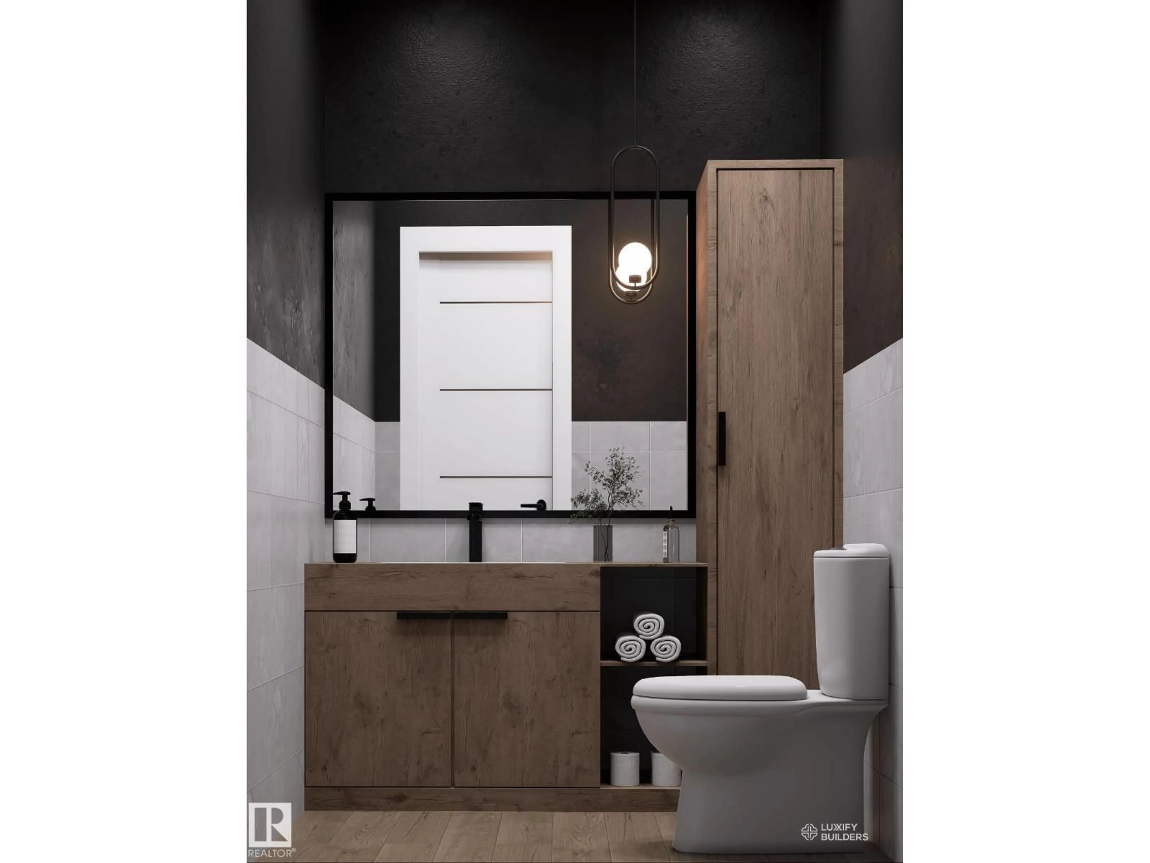 Contemporary bathroom, unknown for 11347 111 AV, Edmonton Alberta T5G0C8