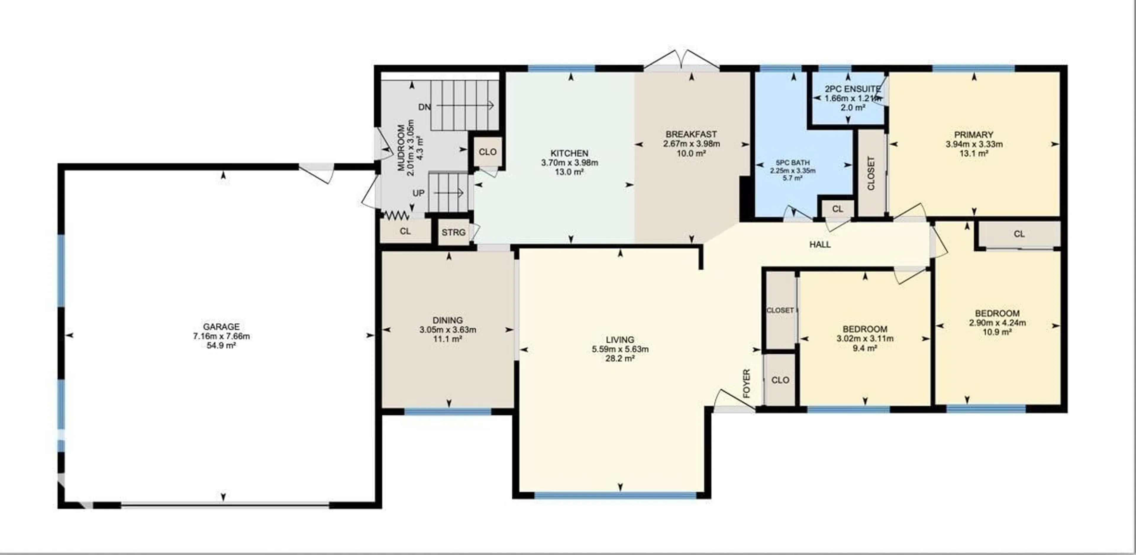 Floor plan for 4910 49 AV, Calmar Alberta T0C0V0