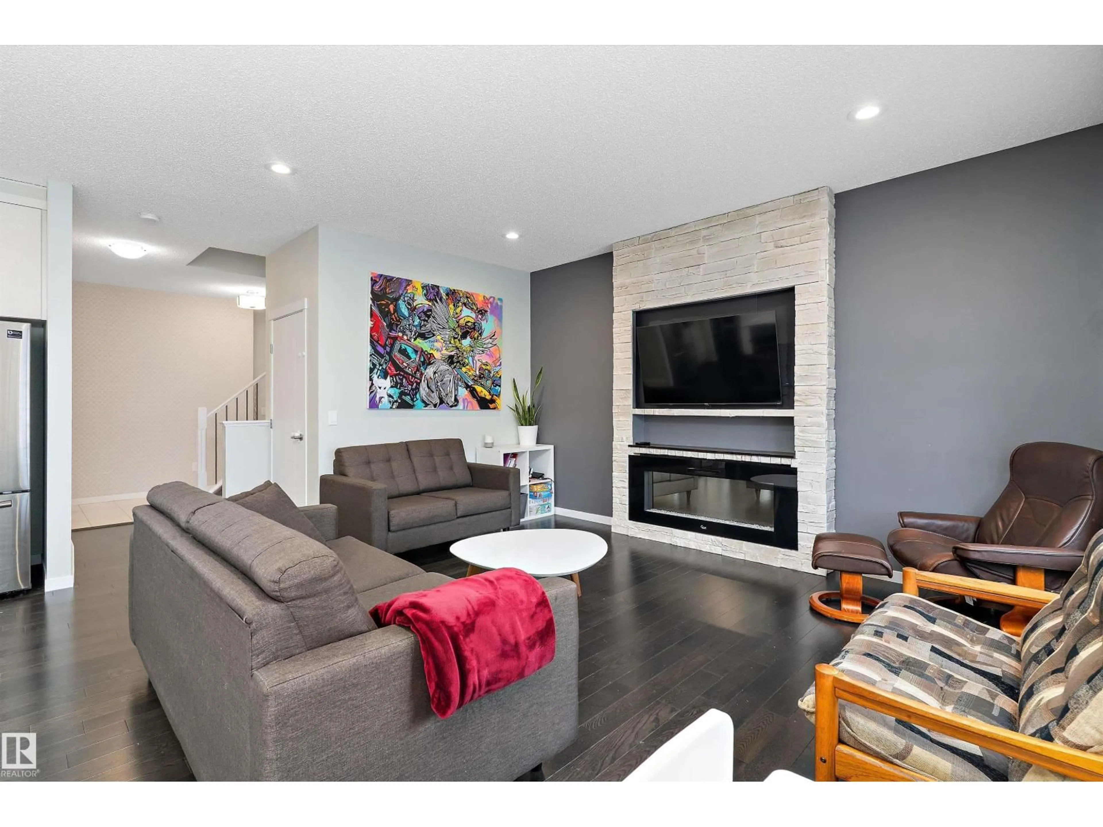 Living room with furniture, unknown for 2927 11 ST, Edmonton Alberta T6T0X7