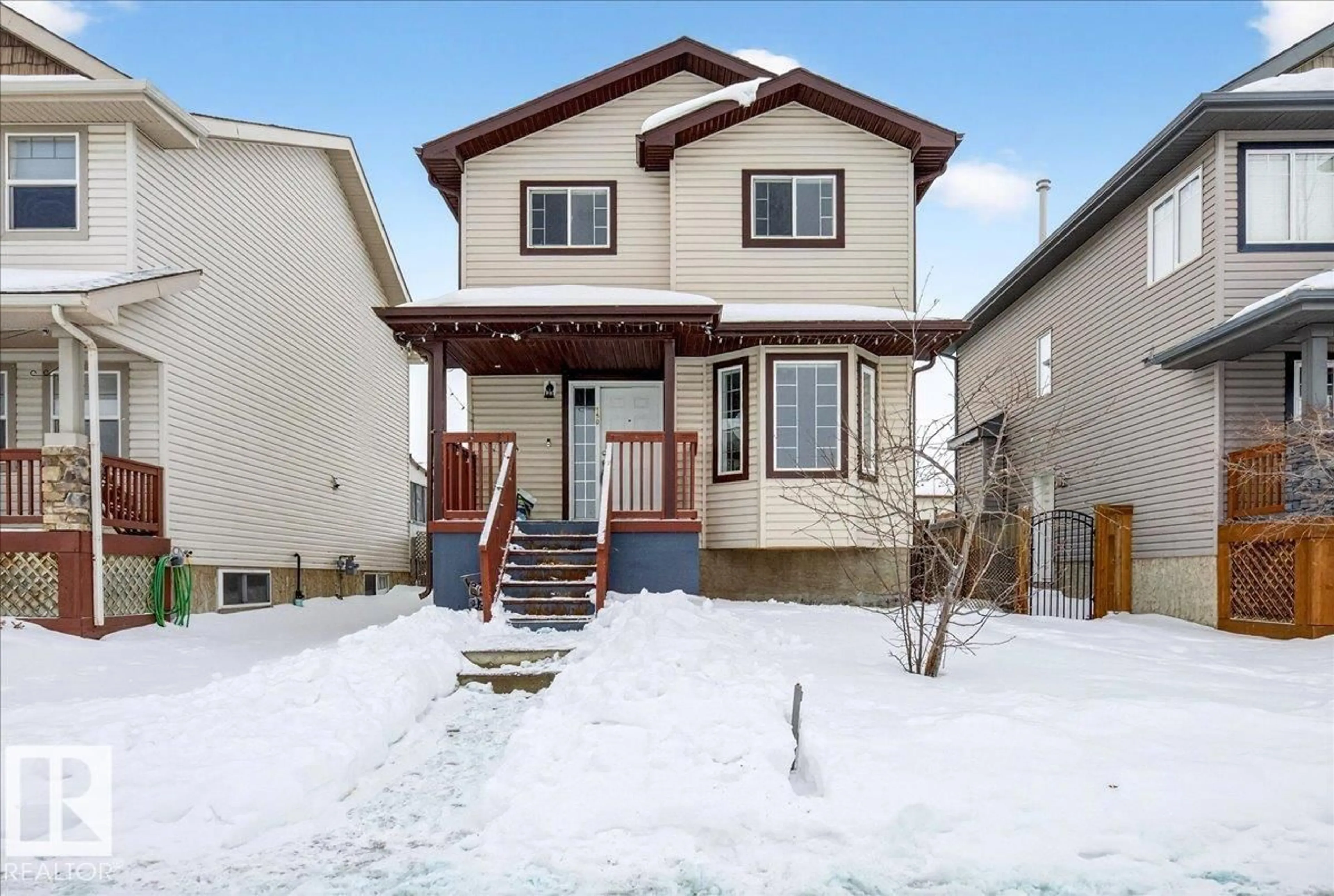 Home with vinyl exterior material, street for 150 ACACIA CI, Leduc Alberta T9E0C9