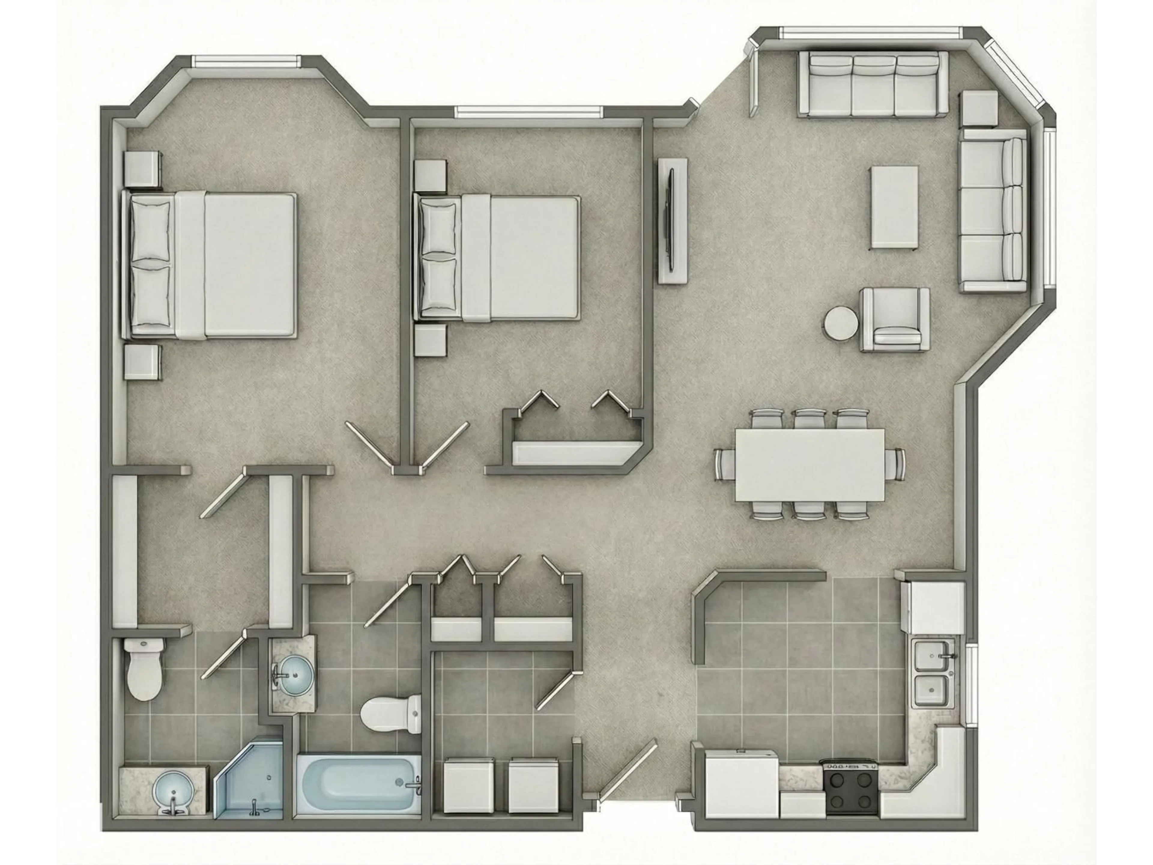 Floor plan for 205 13450 114 AV NW, Edmonton Alberta T5M4C4