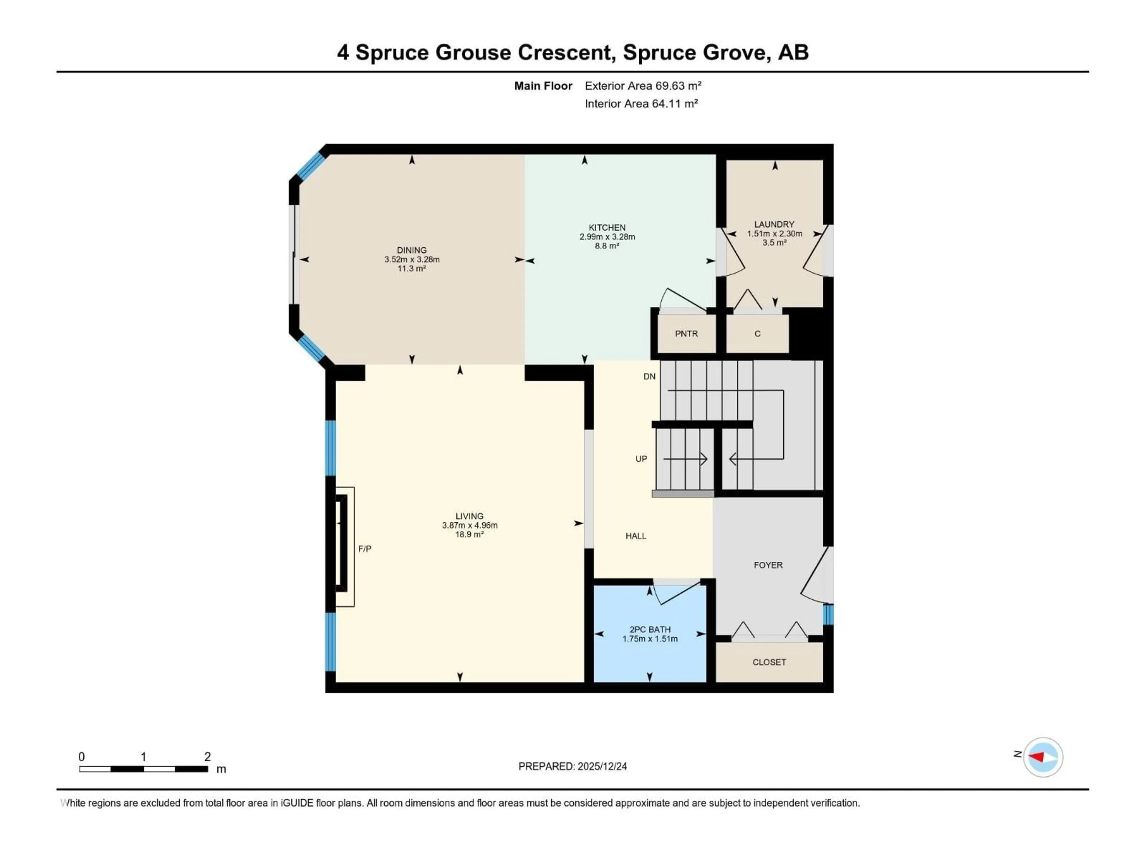 Floor plan for 4 SPRUCE GROUSE CR, Spruce Grove Alberta T7X4M9