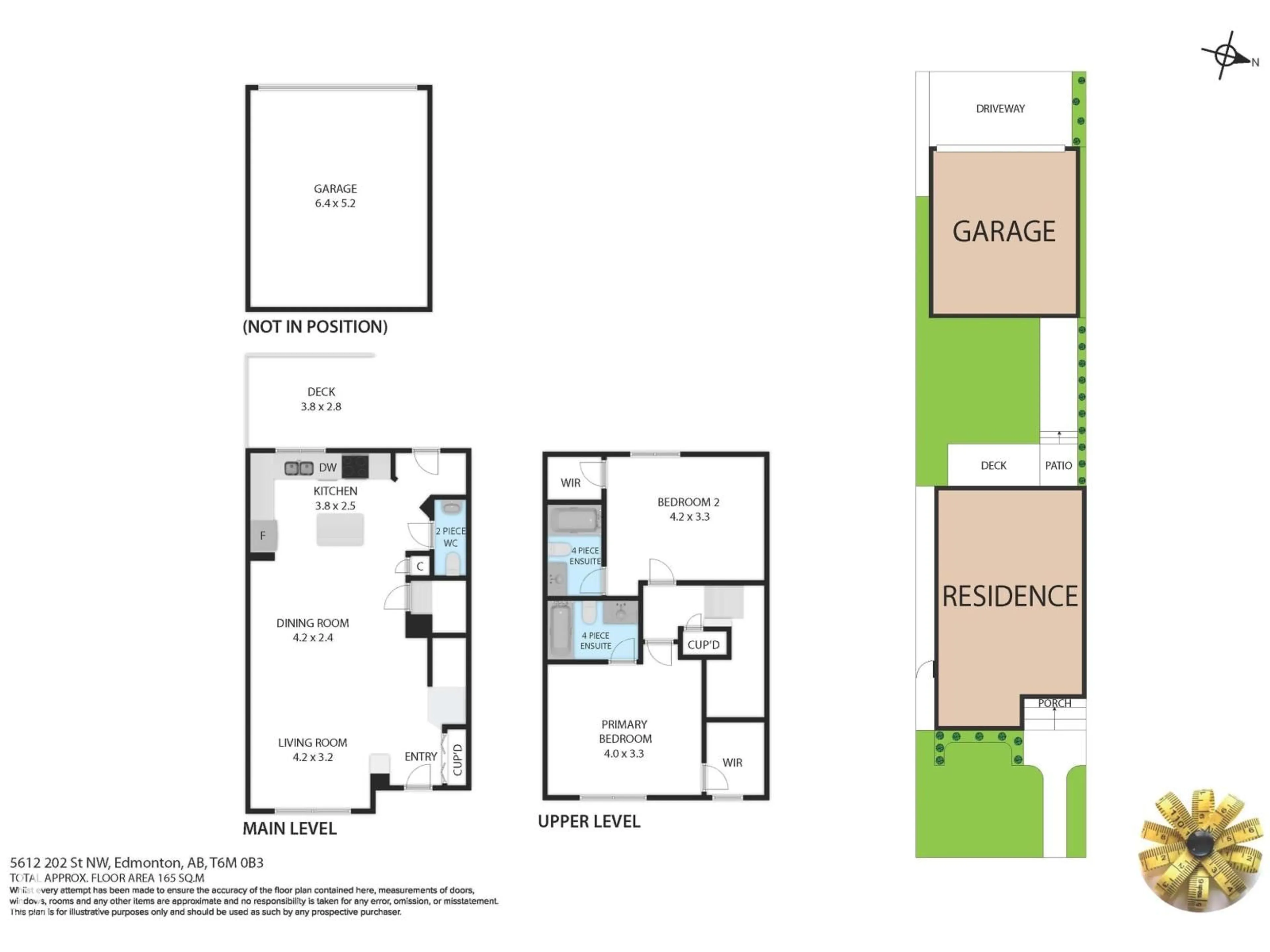 Floor plan for NW - 5612 202 ST, Edmonton Alberta T6M0B3