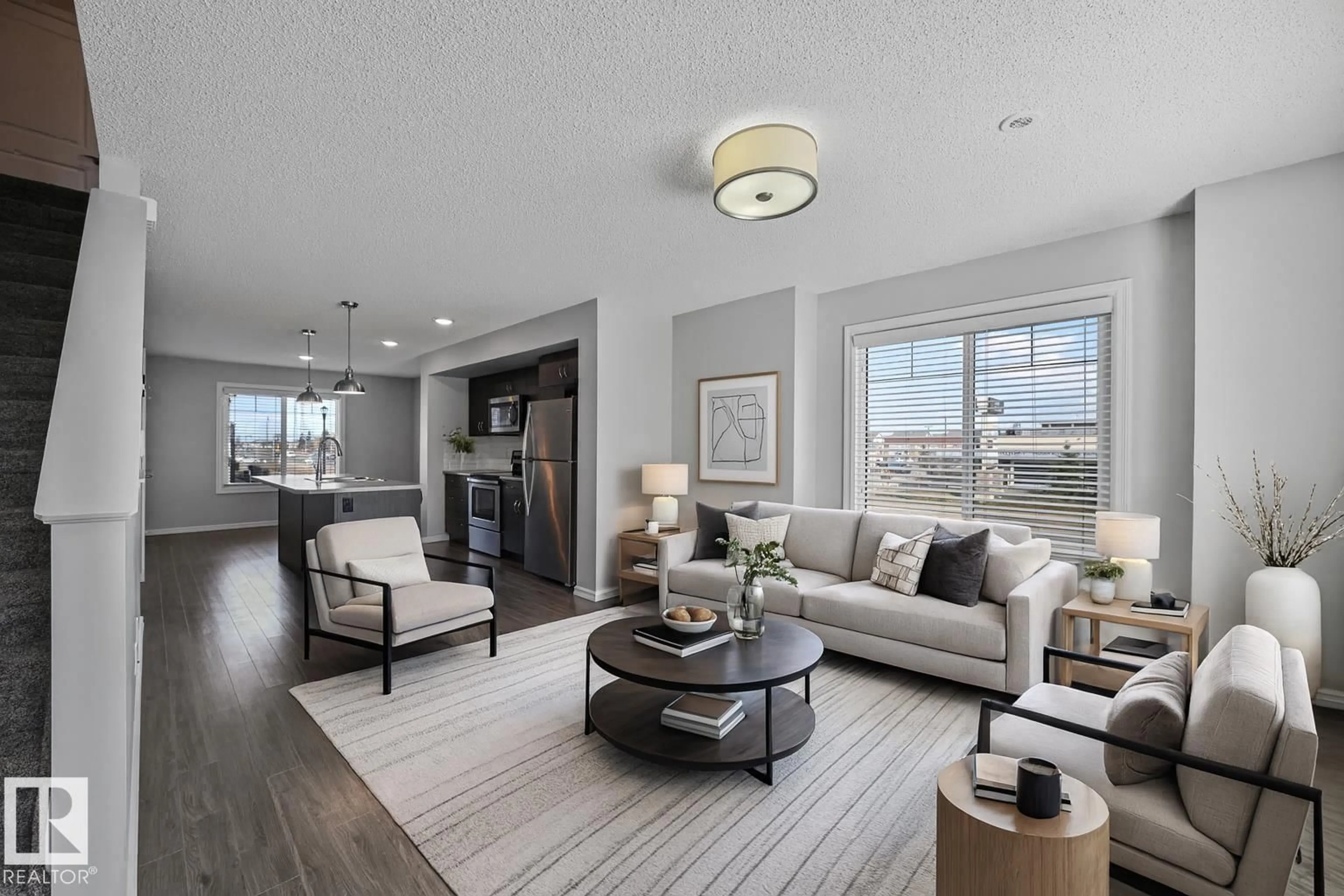 Living room with furniture, unknown for #34 - 2215 24 ST, Edmonton Alberta T6T1A6