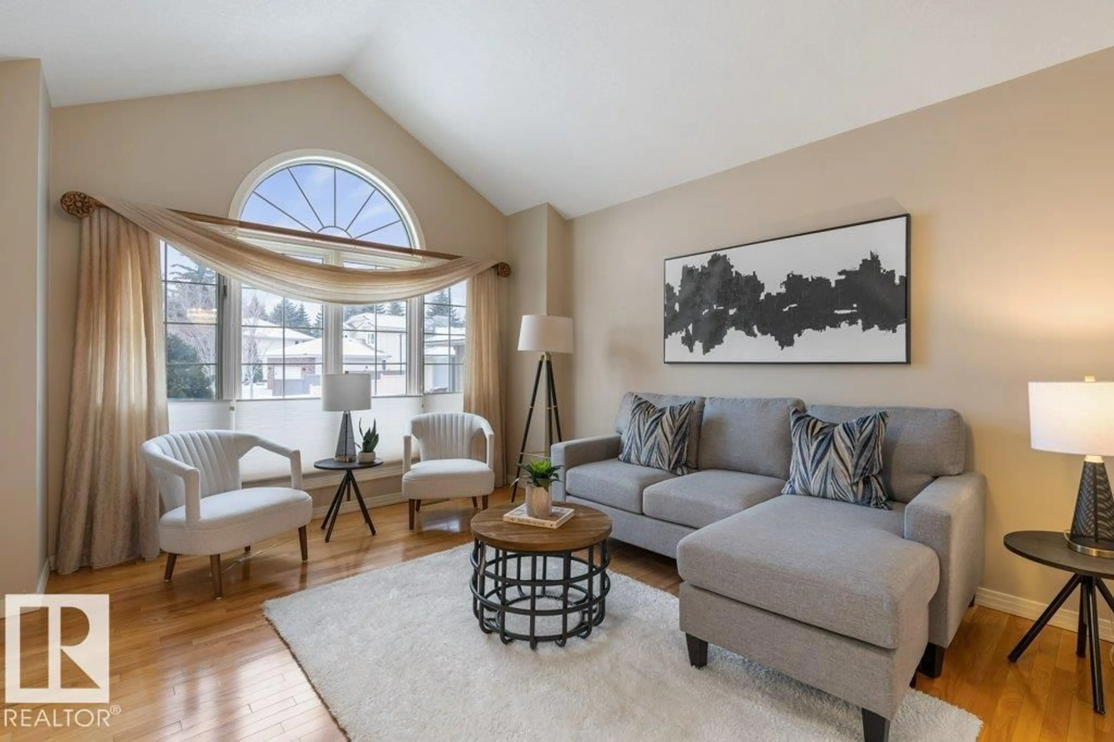 Living room with furniture, unknown for 18 EASTBOURNE CL, St. Albert Alberta T8N5N5