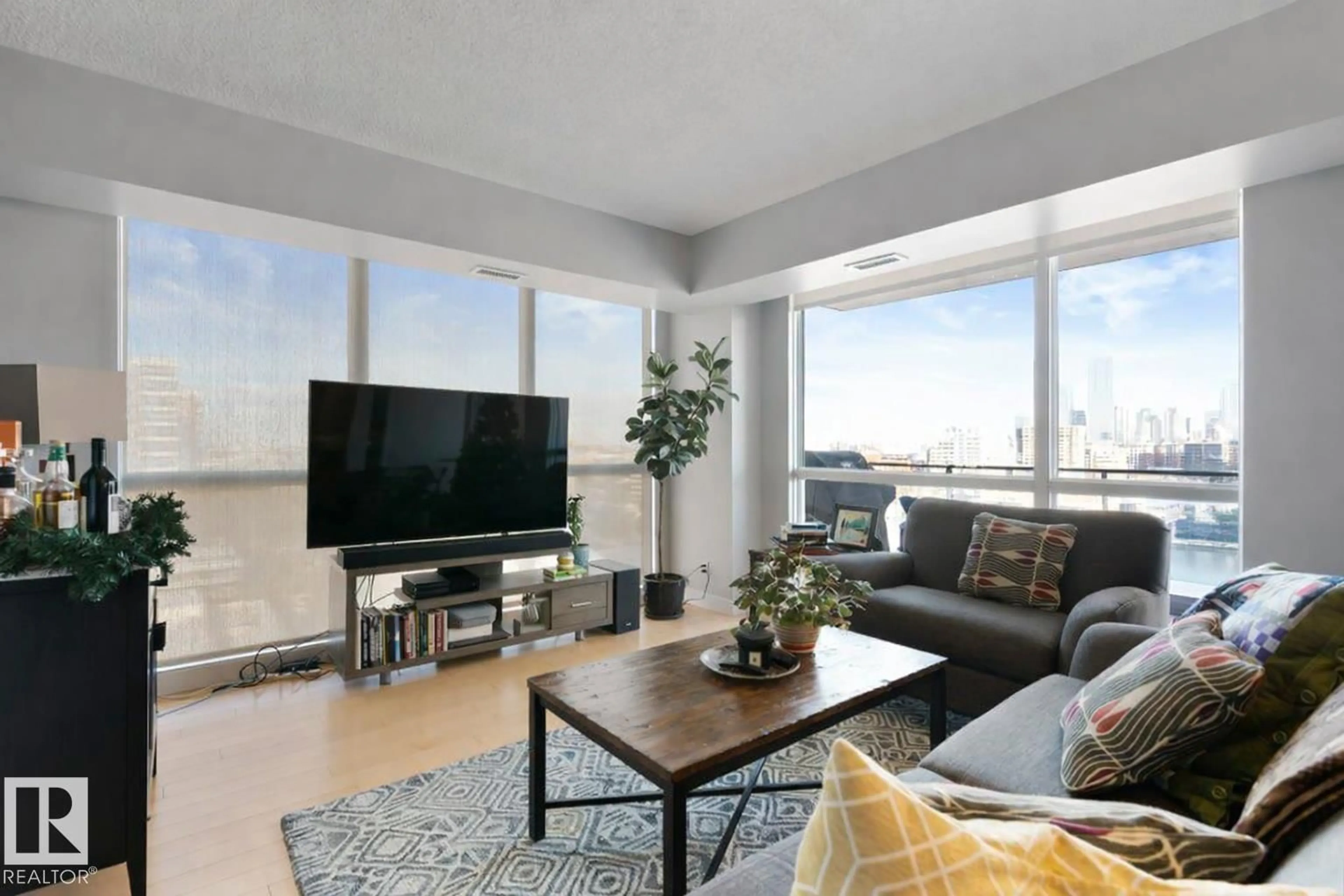 Living room with furniture, unknown for #1104 - 10046 117 ST, Edmonton Alberta T5K1K2